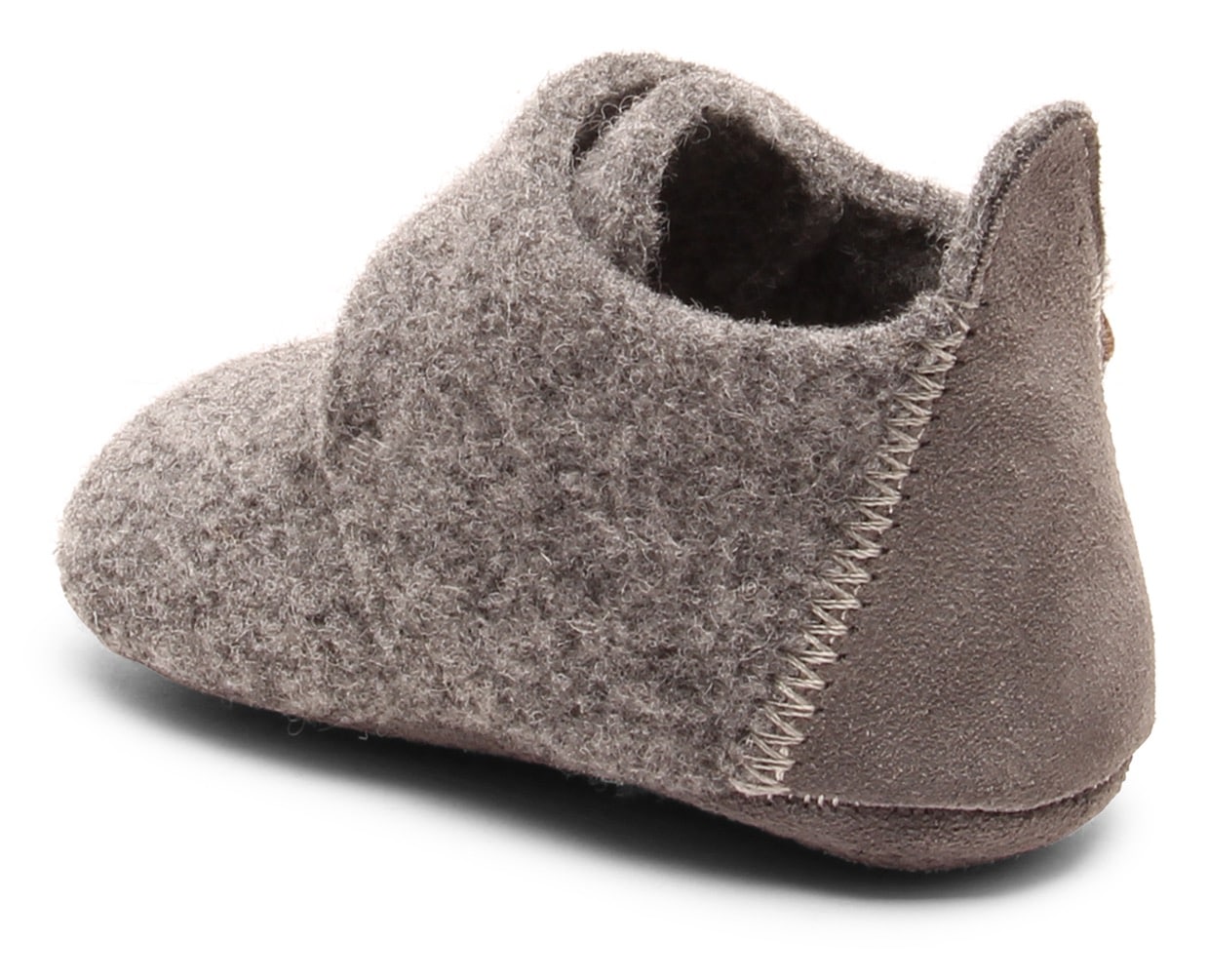 Bisgaard Hausschuh »Bisgaard Baby Wool«, Wagenschuh, Babyschuh, Schlupfschuh mit Klettverschluss