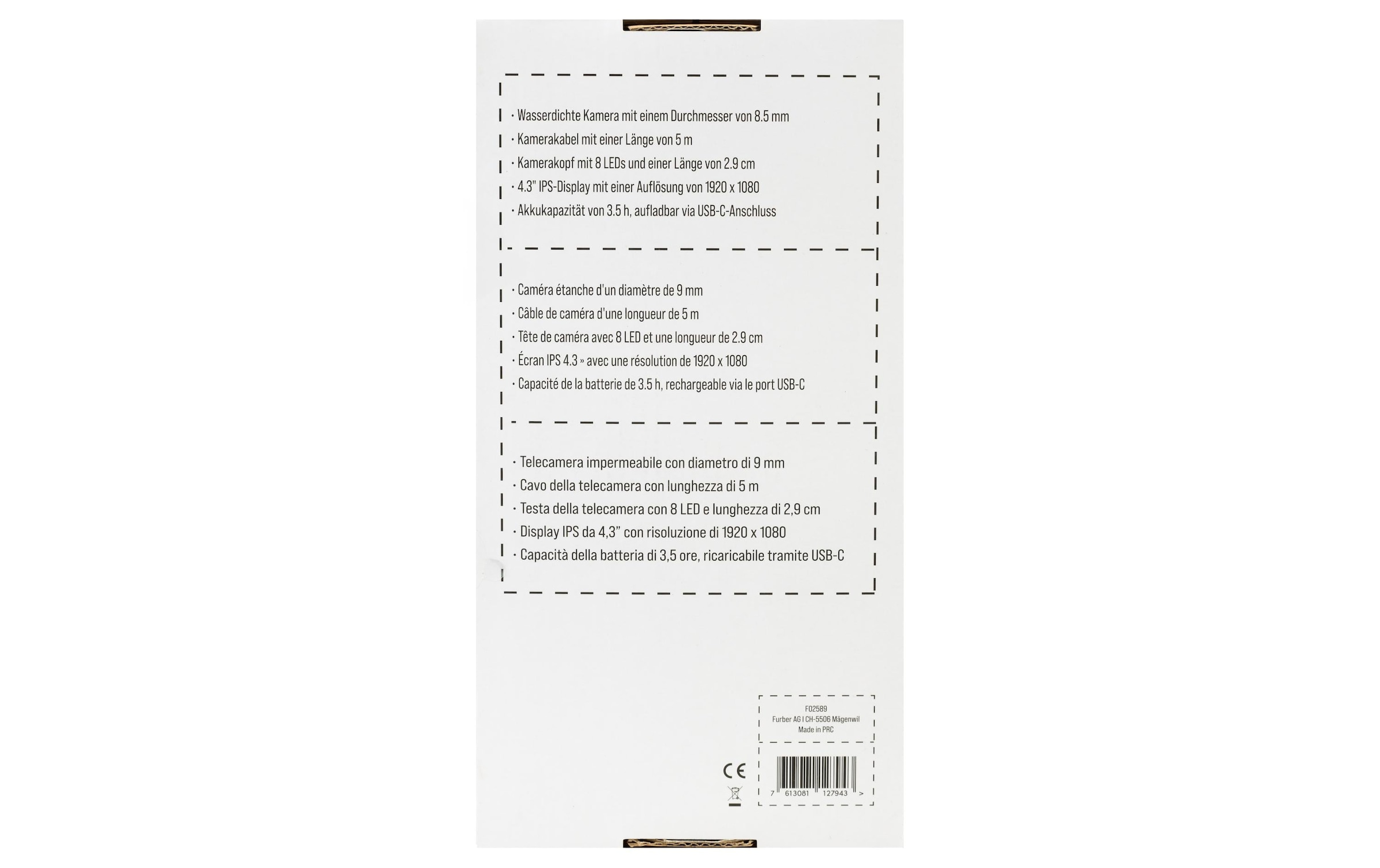 STRUCT Inspektionskamera »Detecto Pro«