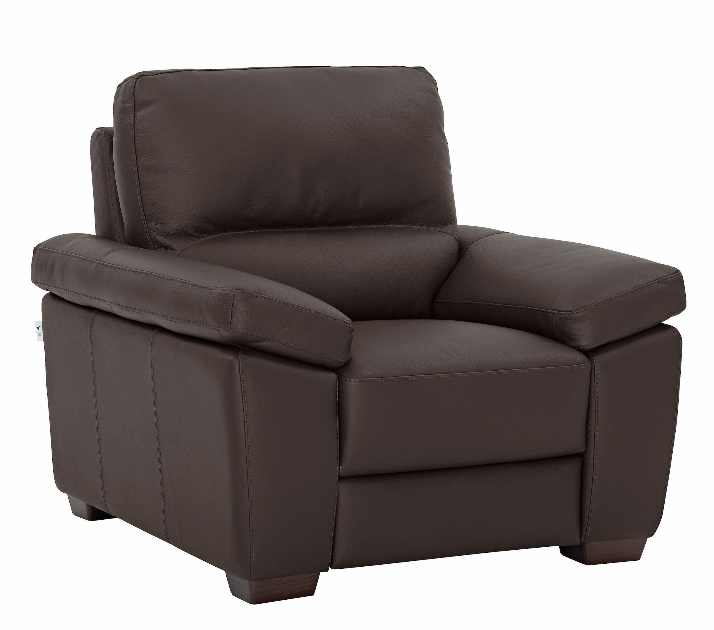 CALIA ITALIA Fauteuil »Gaia, hochwertiger, edler Ledersessel mit erstklassigem Sitzkomfort« in zwei hochwertigen Lederqualitäten