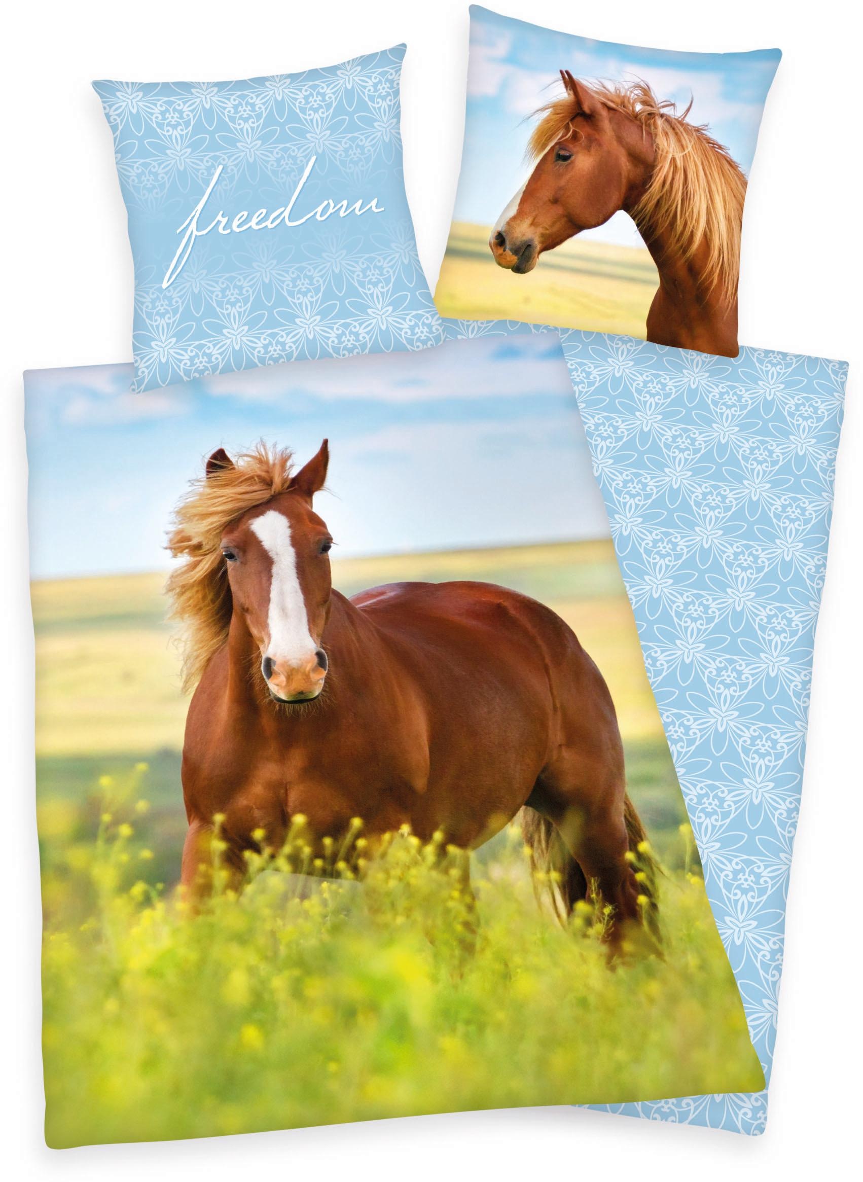 Image of Herding Young Collection Kinderbettwäsche "Freedom" 2 Stk. mit Motiv