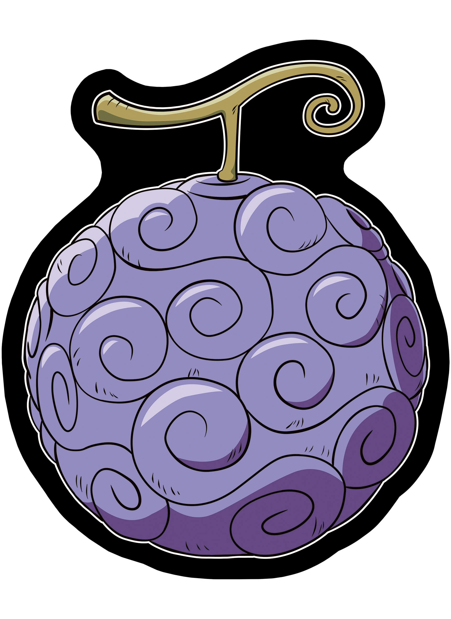   Coussin décoratif »One Piece« imprimé en couleurs vives