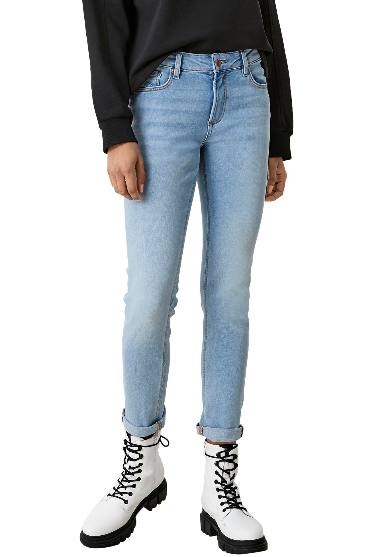 Image of Q/S by s.Oliver Slim-fit-Jeans, Label-Patch bei Ackermann Versand Schweiz