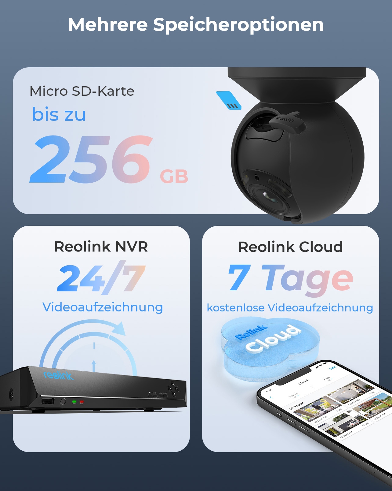 Reolink Überwachungskamera »E Series E540-B WiFi-Outdoor«, Aussenbereich