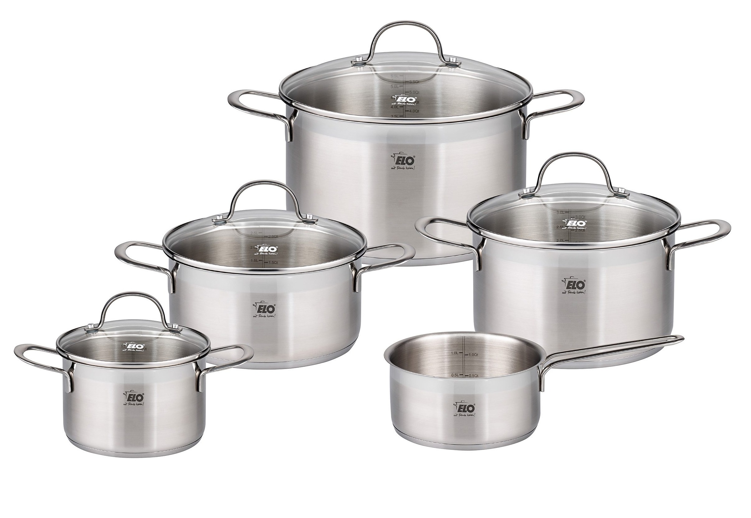 Image of Elo Topf-Set »Top Collection«, Edelstahl 18/10, (Set, 9 tlg.) bei Ackermann Versand Schweiz