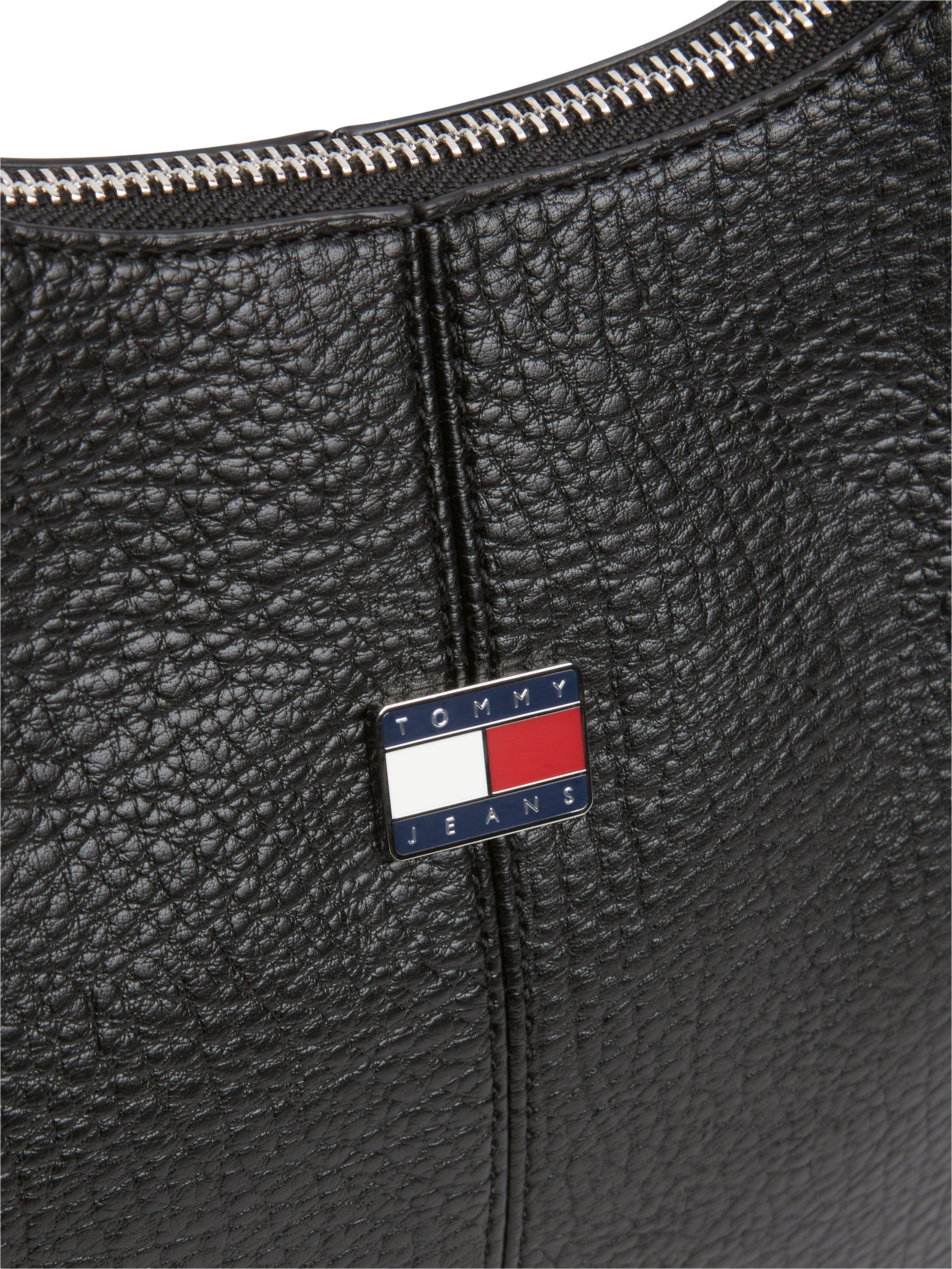 Tommy Jeans Hobo »TJW SLOUCHY CITY HOBO« Sac à main femme, sac à bandoulière avec accessoires drapeaux logo