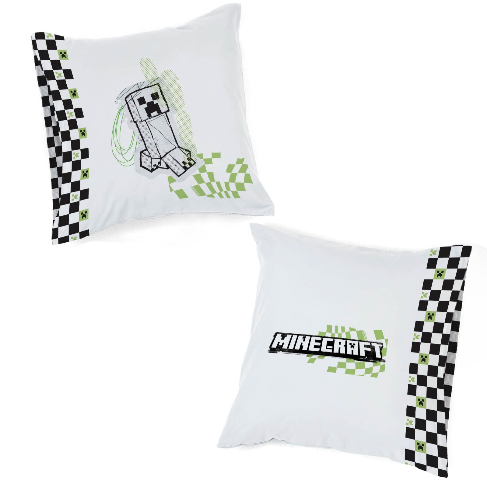 Minecraft Linge de lit pour enfants »Minecraft Doodle Skate« 2 100% coton