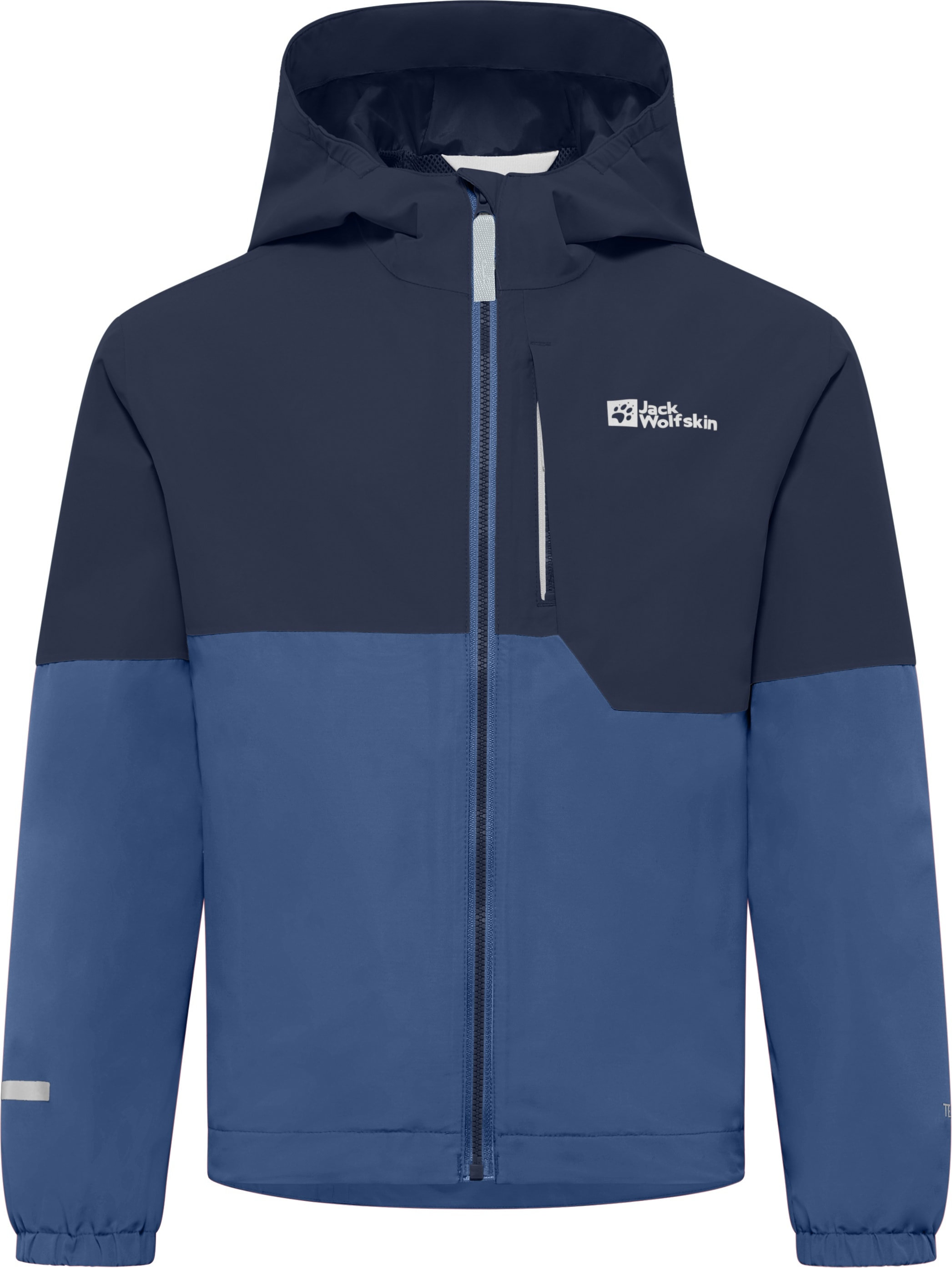 Jack Wolfskin Veste d'extérieur »ACTAMIC 2L JKT K« avec capuche mit Brusttasche, atmungsaktiv, elastisch, wasserdicht, winddicht
