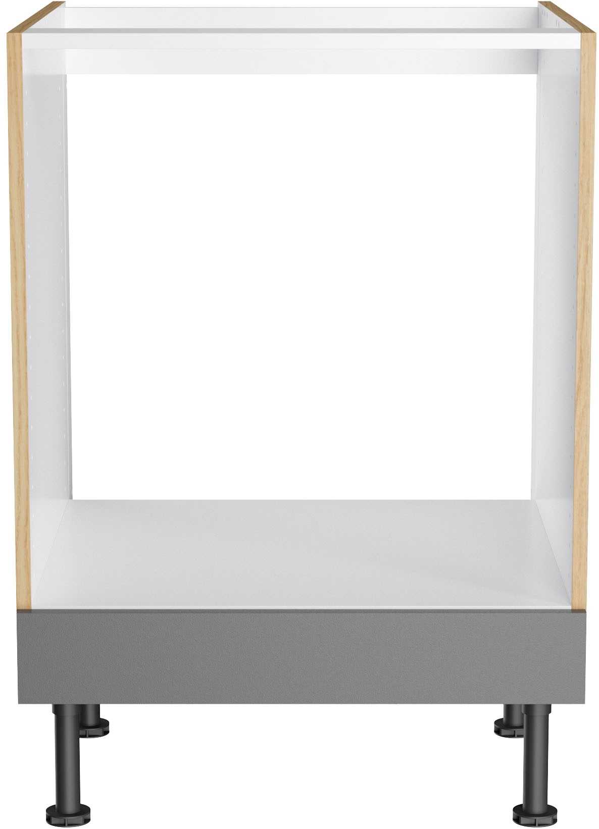 KOCHSTATION Armoire encastrée pour cuisinière »KS-Lucy« Largeur 60 cm, 1 panneau, pieds réglables en hauteur