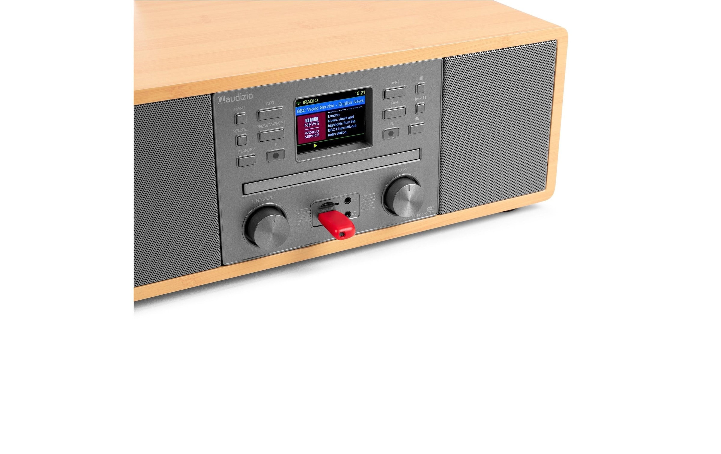 AUDIZIO Digitalradio (DAB+) »Avola-BMB DAB+/FM Radio mit BT u. CD, WLAN« ( )