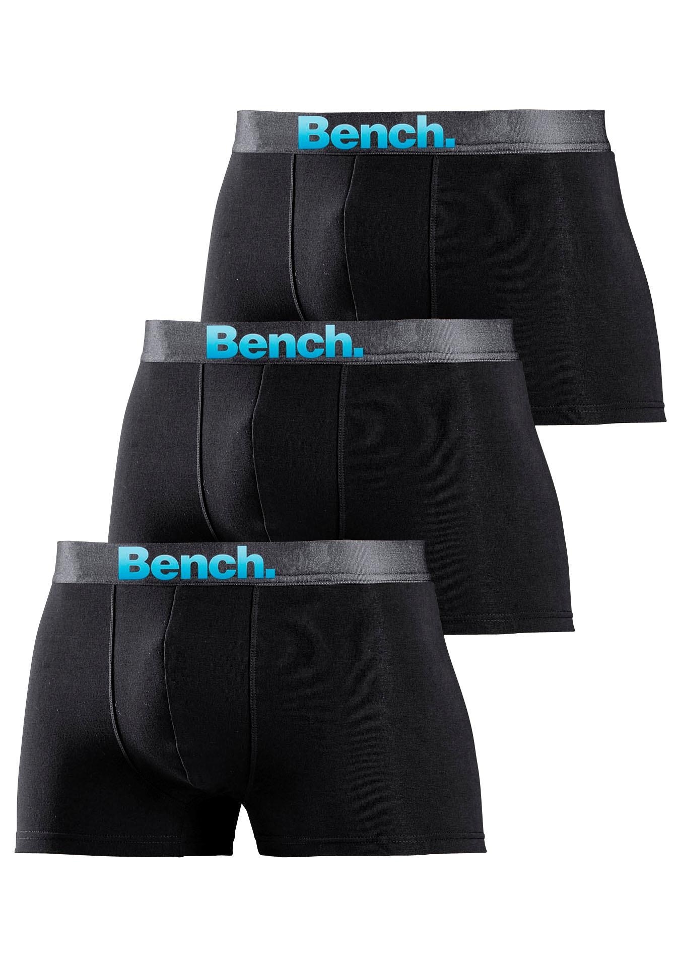 Bench. Boxer »Boxershorts für Herren« Packung, 3 Stk. Unterhosen mit Logo Webbund