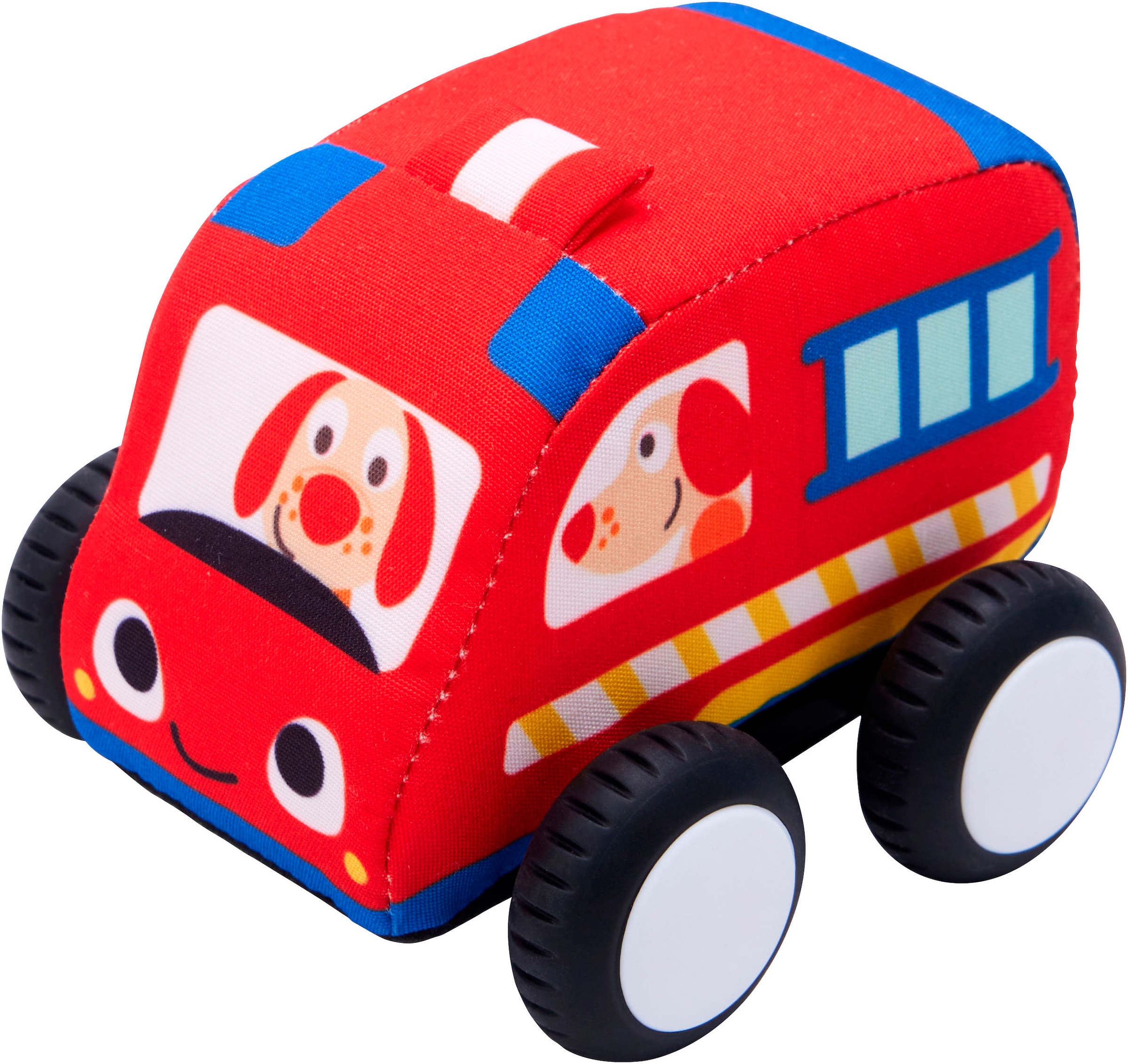 Hape Voiture-jouet »Plüschauto-Set mit Rückziehmotor«