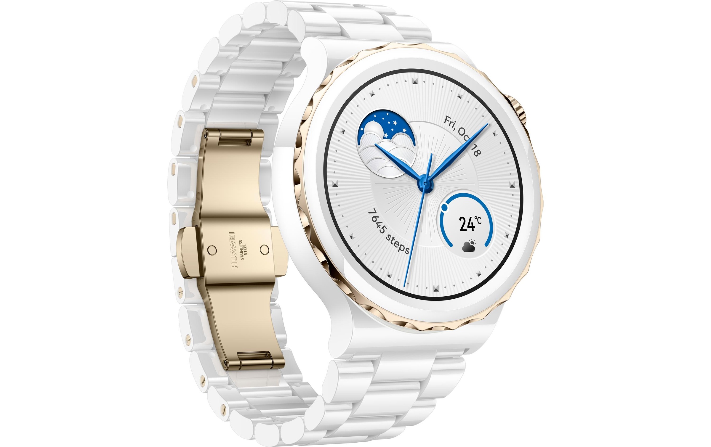 Huawei Smartwatch »GT3 Pro 43mm Ceramic Case«, (3,33 cm / 1,32 Zoll), Harmony OS,)