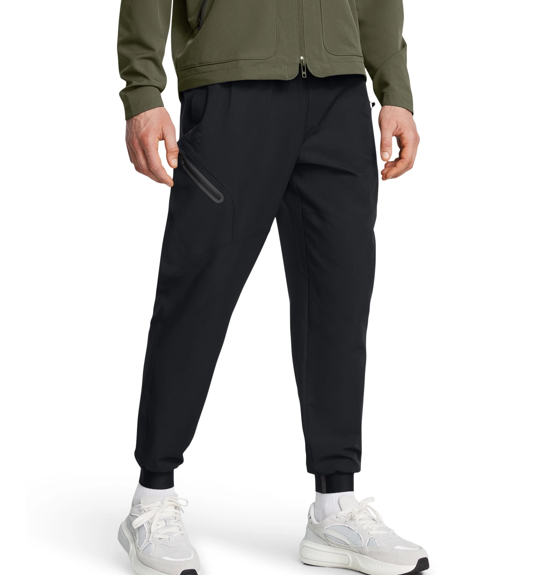 Image of Under Armour Trainingshose "UA UNSTOPPABLE WOVEN JOGGER" sportlicher Stil, leichtes Material, wasserabweisendes Gewebe