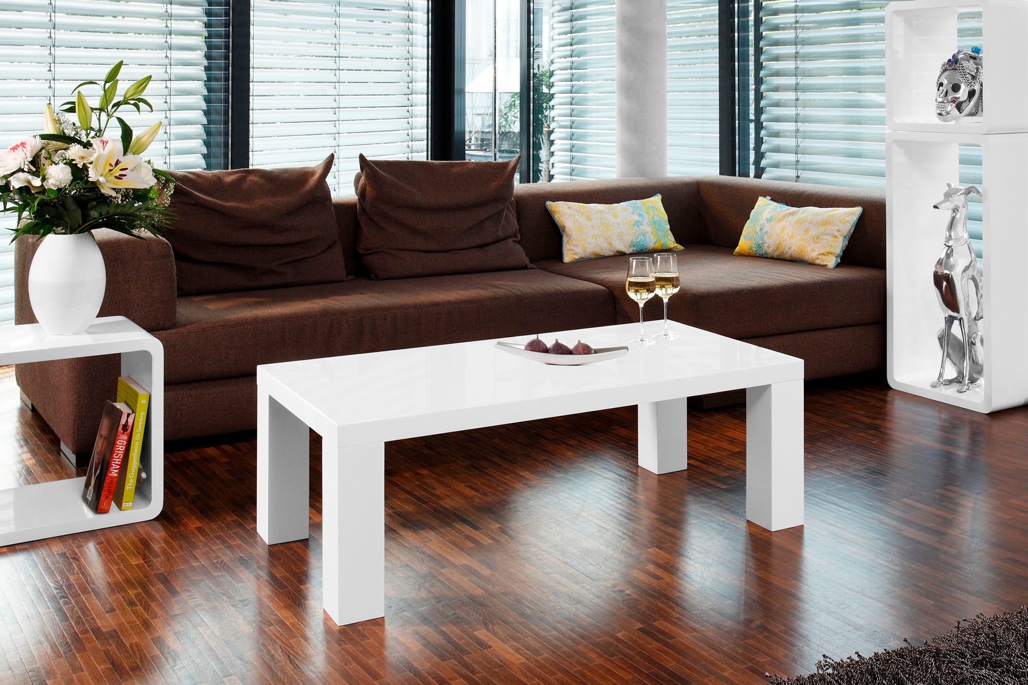 Image of SalesFever Couchtisch "- im puristischen Stil" Stilvoll Hochglanz: Rechteckig oder Quadratisch