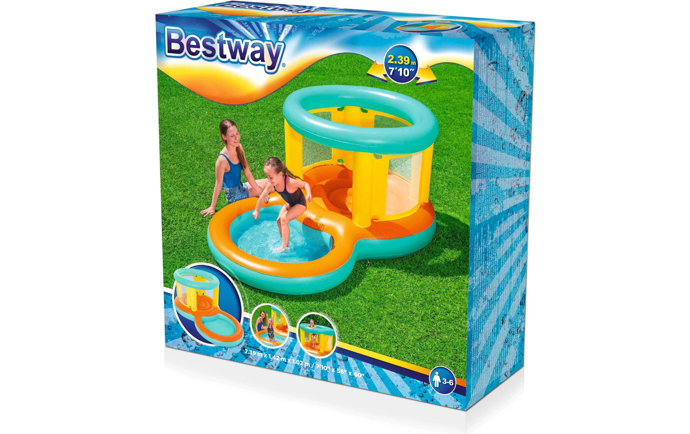 Bestway Planschbecken »Jumptopia Bouncer & Play 239 x 142 x 102 cm«