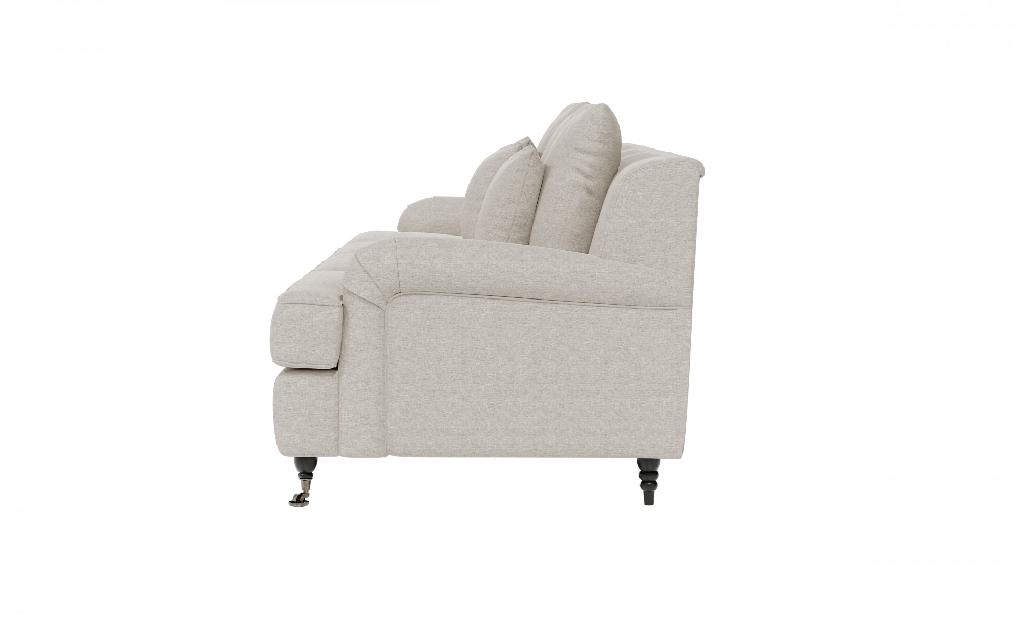 Guido Maria Kretschmer Home&Living Big-Sofa »NORIN«, zwei Fussarten: vorne - Rollen, hinten - Holzfüsse