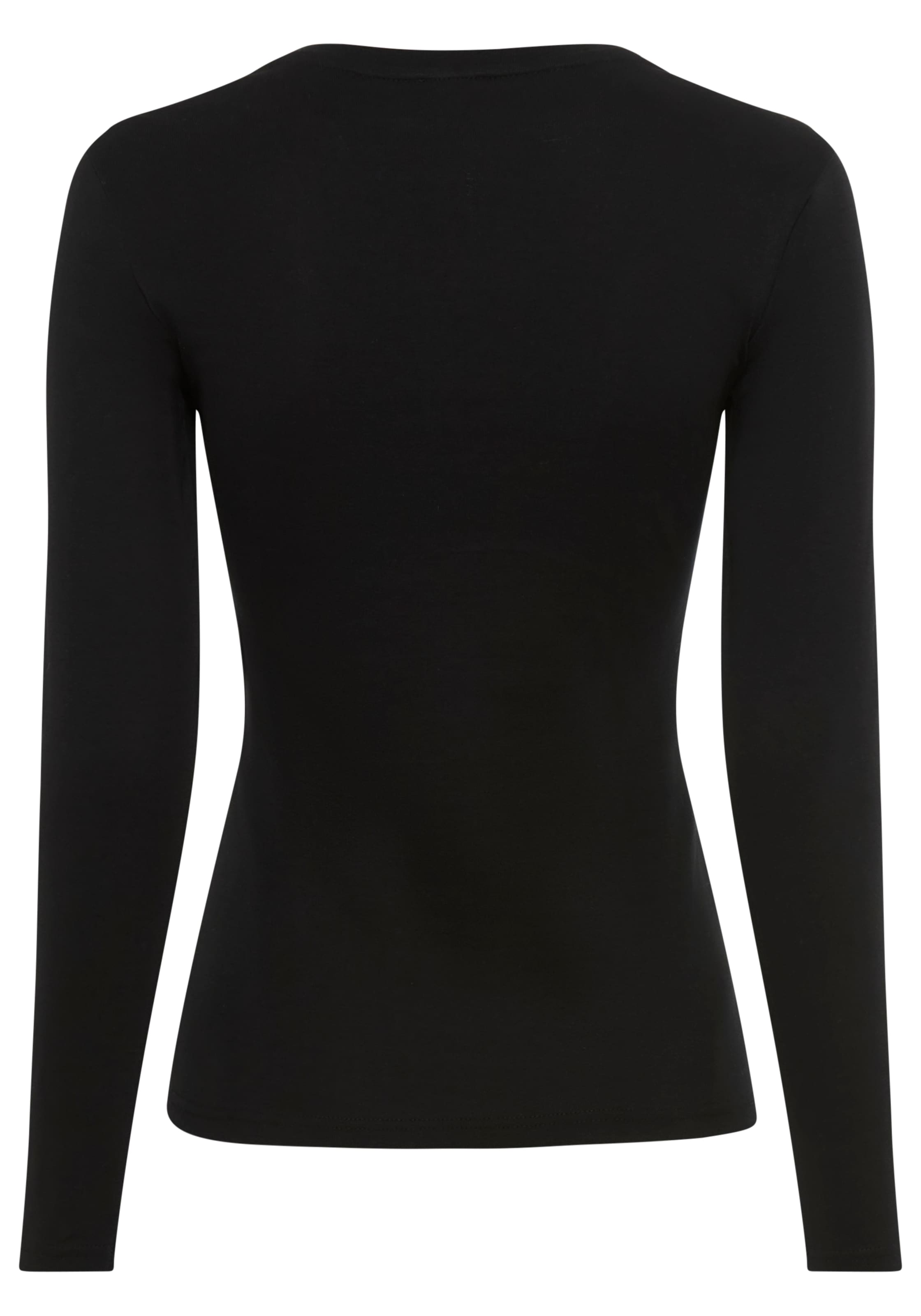 Bruno Banani Longsleeve, mit Reissverschluss im Ausschnitt - NEUE KOLLEKTION