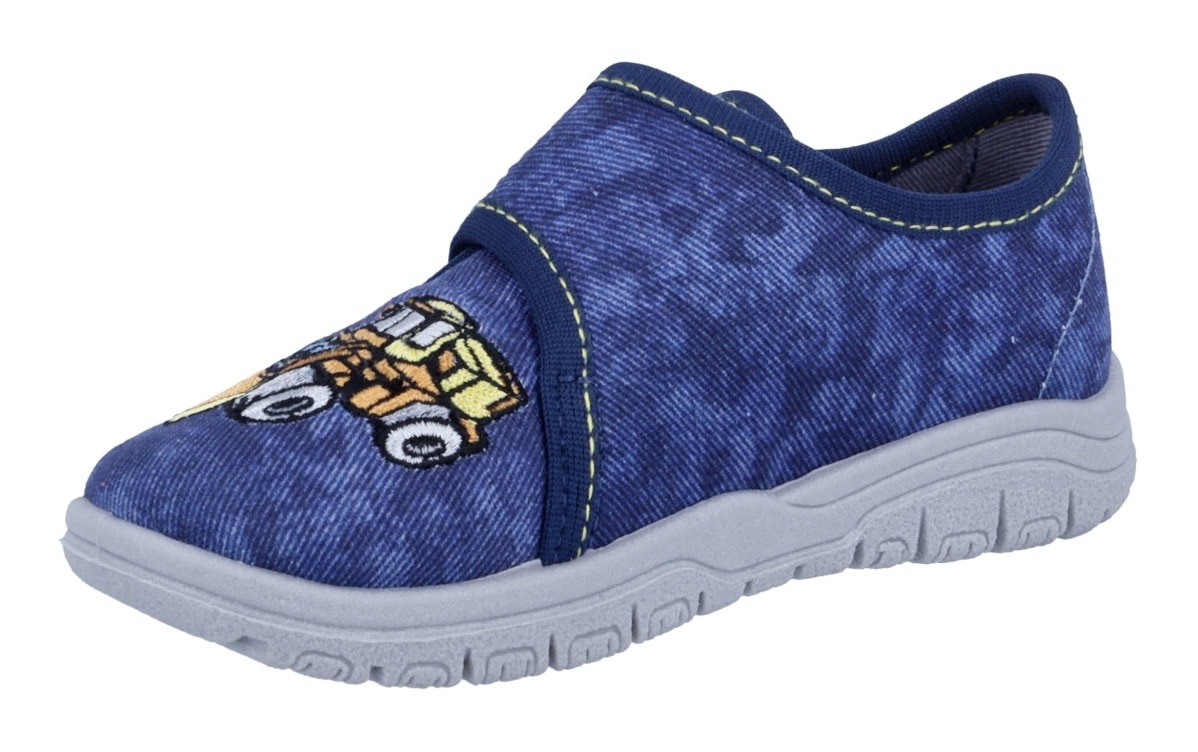Image of Richter Hausschuh "Mailo" Klettschuh, Kindergartenschuh, Grössenschablone zum Download, mit WMS