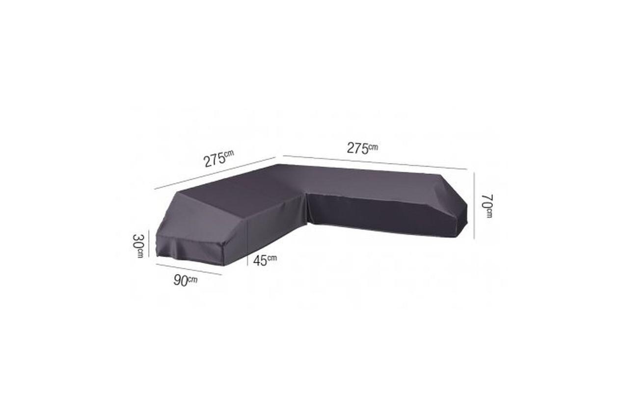 Aerocovers Gartenmöbel-Schutzhülle "L-Form, 275x2"
