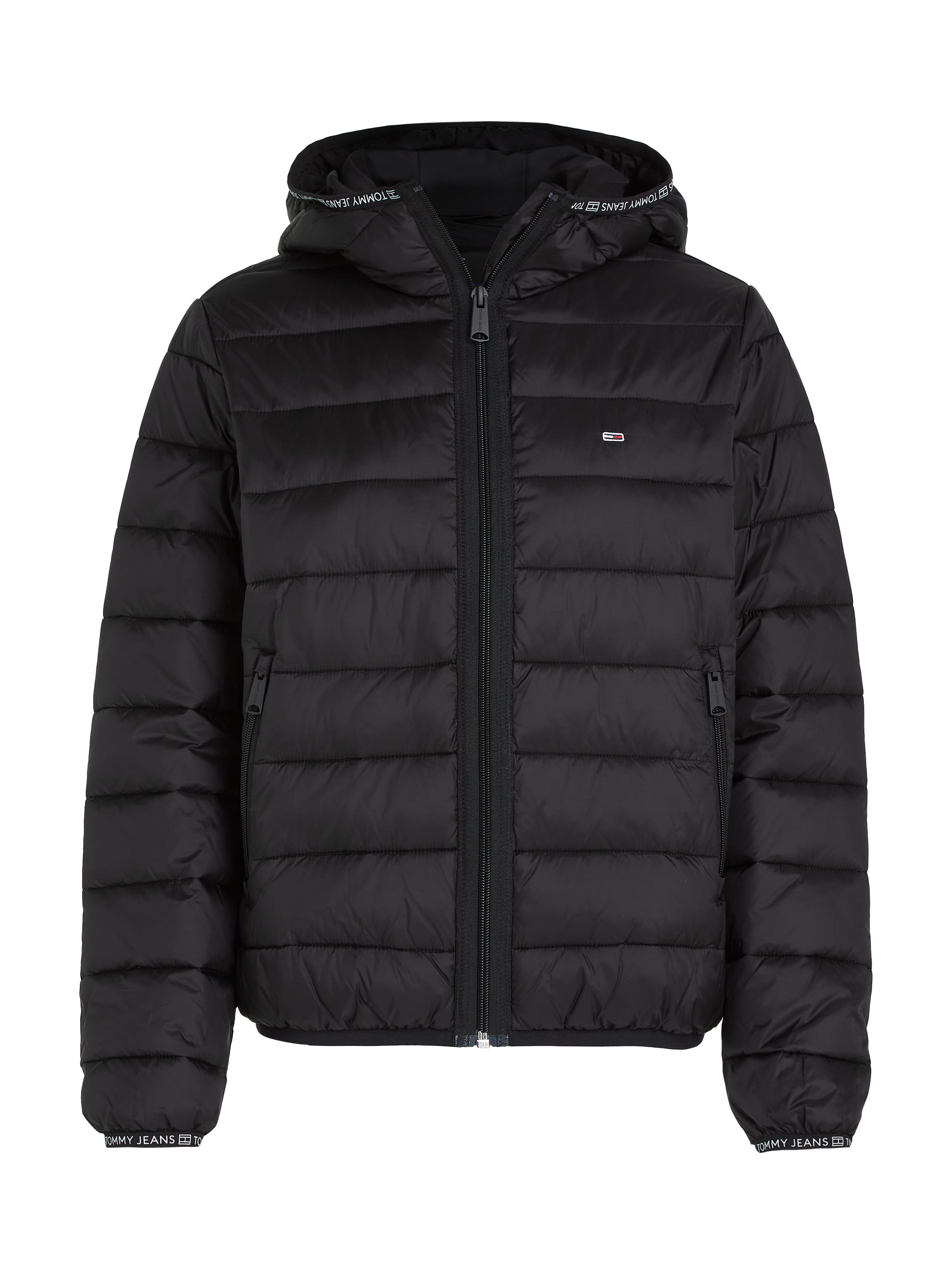 Tommy Jeans Curve Steppjacke »TJW QUILTED TAPE HOOD JACKET EXT«, mit Kapuze, Grosse Grössen