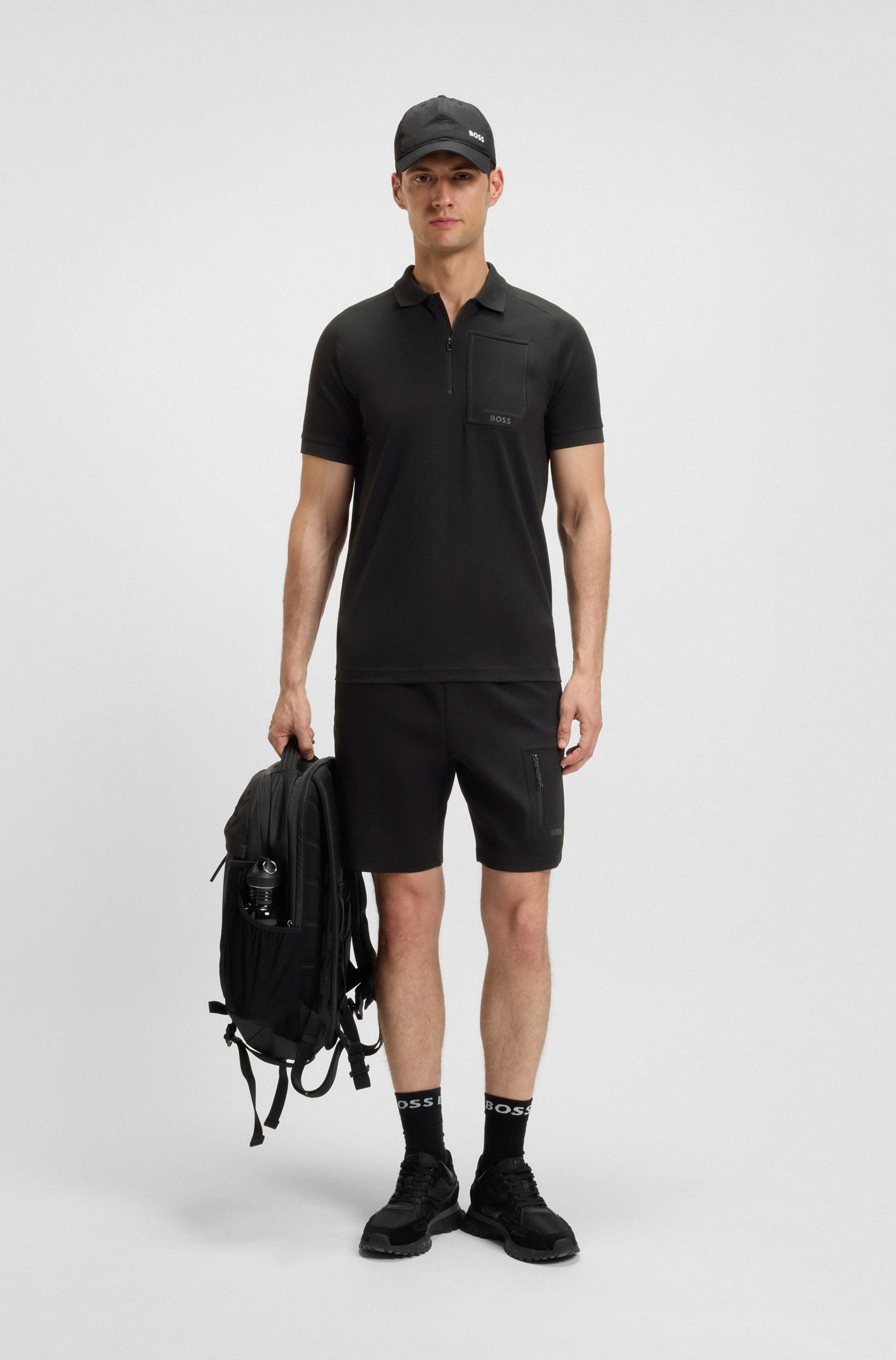 BOSS GREEN Poloshirt »Polo Urban Tech«, mit feuchtigkeitsableitenden und schnell trocknenden Eigenschaften