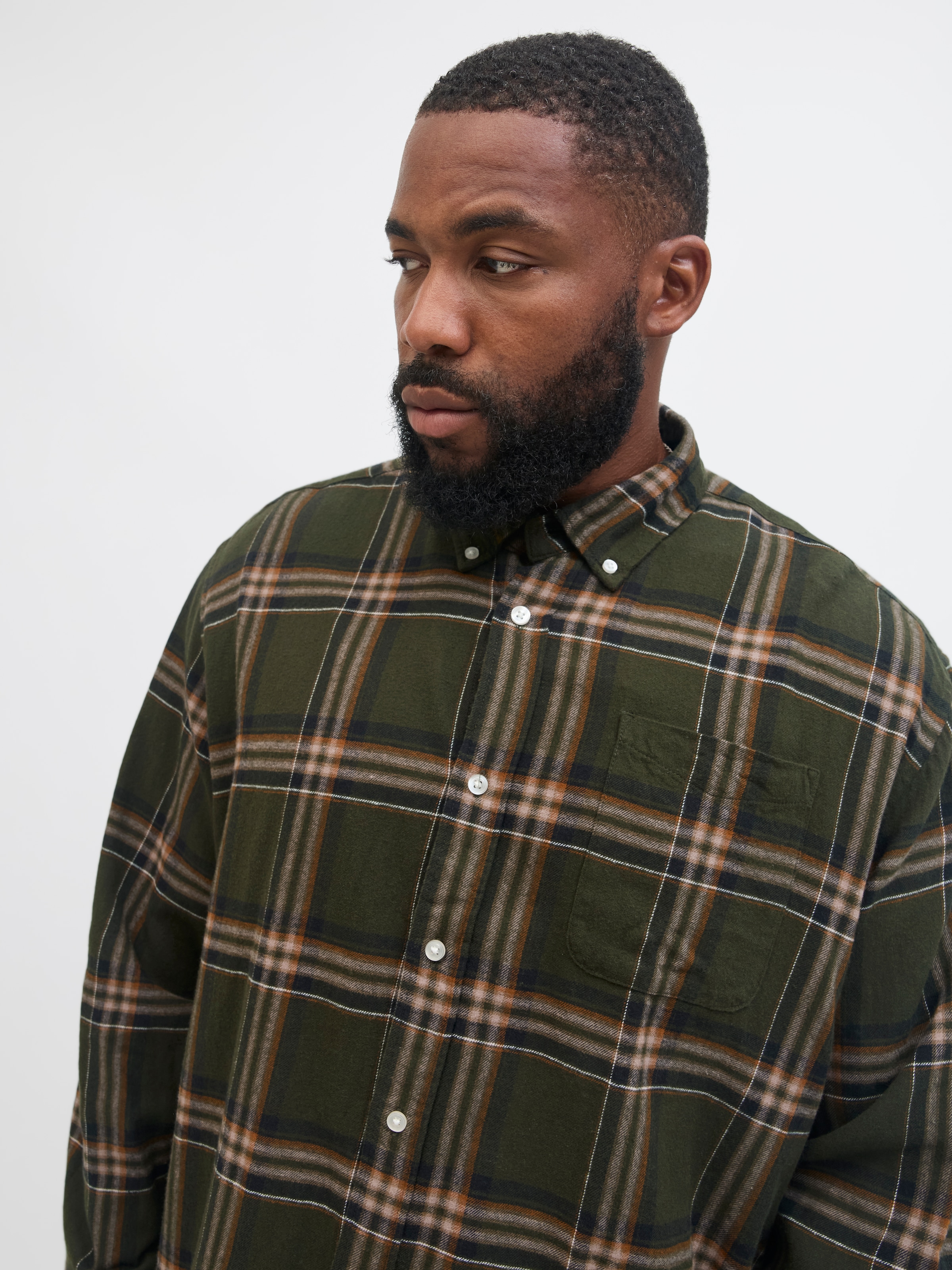 Jack & Jones PlusSize Chemise à manches longues »JJECLASSIC FLANNEL CHECK SHIRT LS SN PLS«