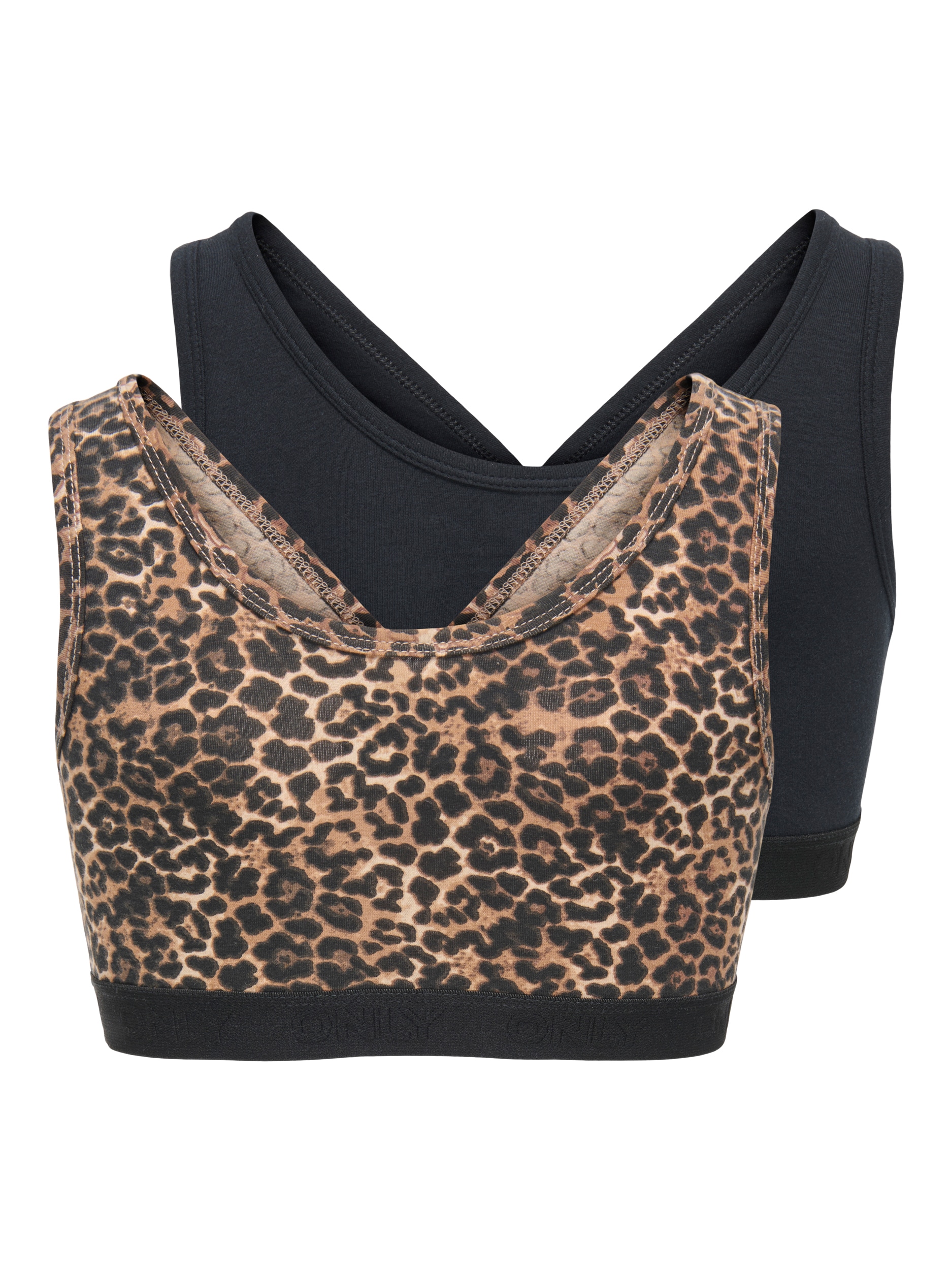 KIDS ONLY Crop-Top »KOGLOLA 2-P REVERSIBLE LOGO TOP ACC« Paquet, 2 pièces