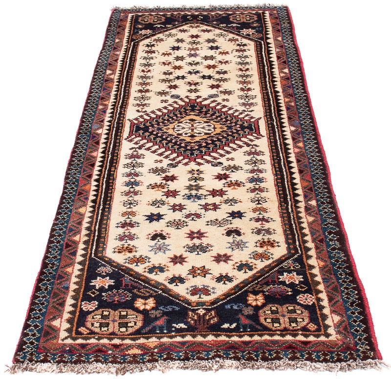 Image of morgenland Orientteppich »Perser - Nomadic - 190 x 70 cm - beige«, rechteckig, 10 mm Höhe, Wohnzimmer, Handgeknüpft, Einzelstück mit Zertifikat bei Ackermann Versand Schweiz