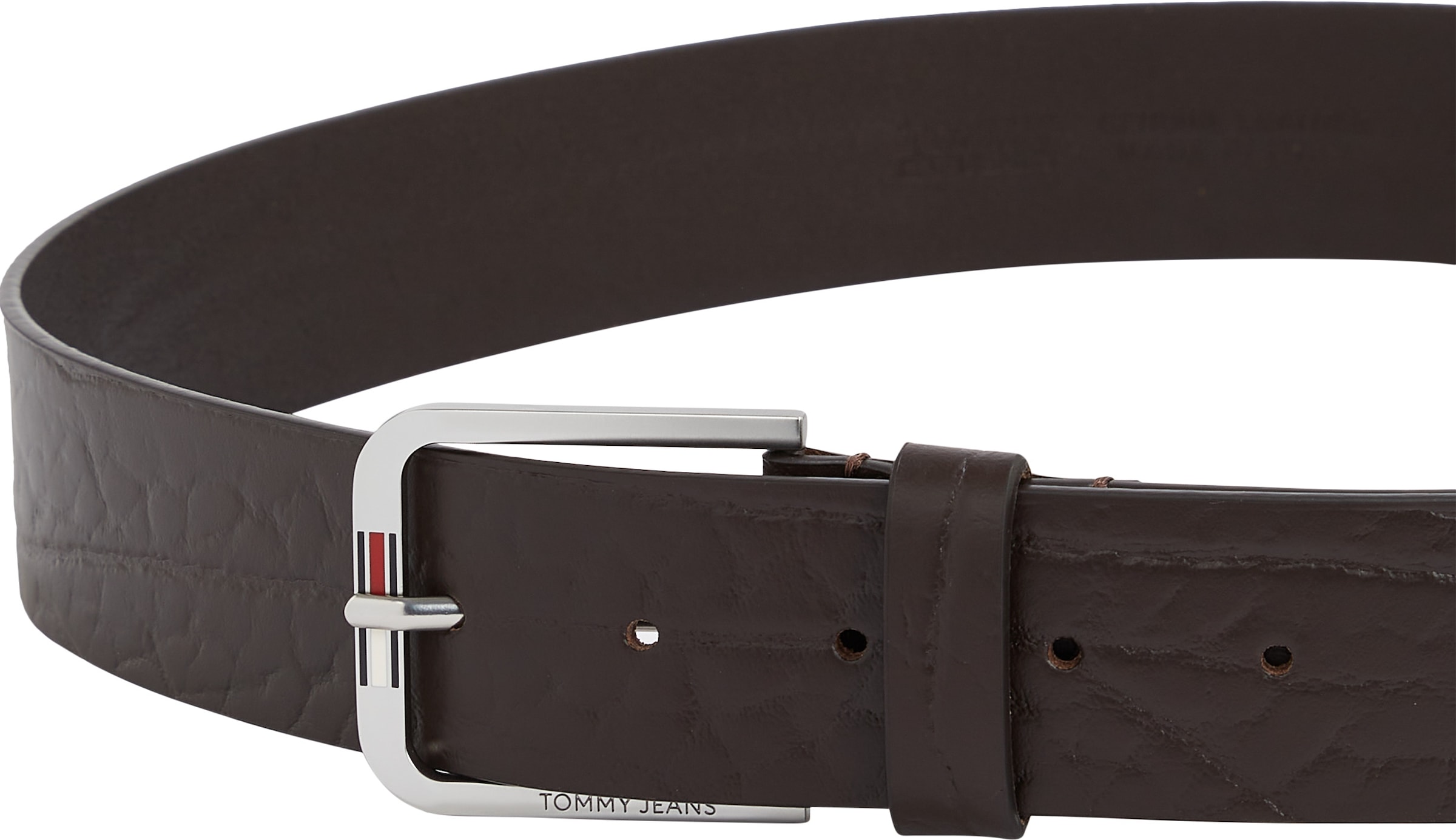 Tommy Jeans Ledergürtel »TJM AUSTIN 4.0«, Grössenverstellbar