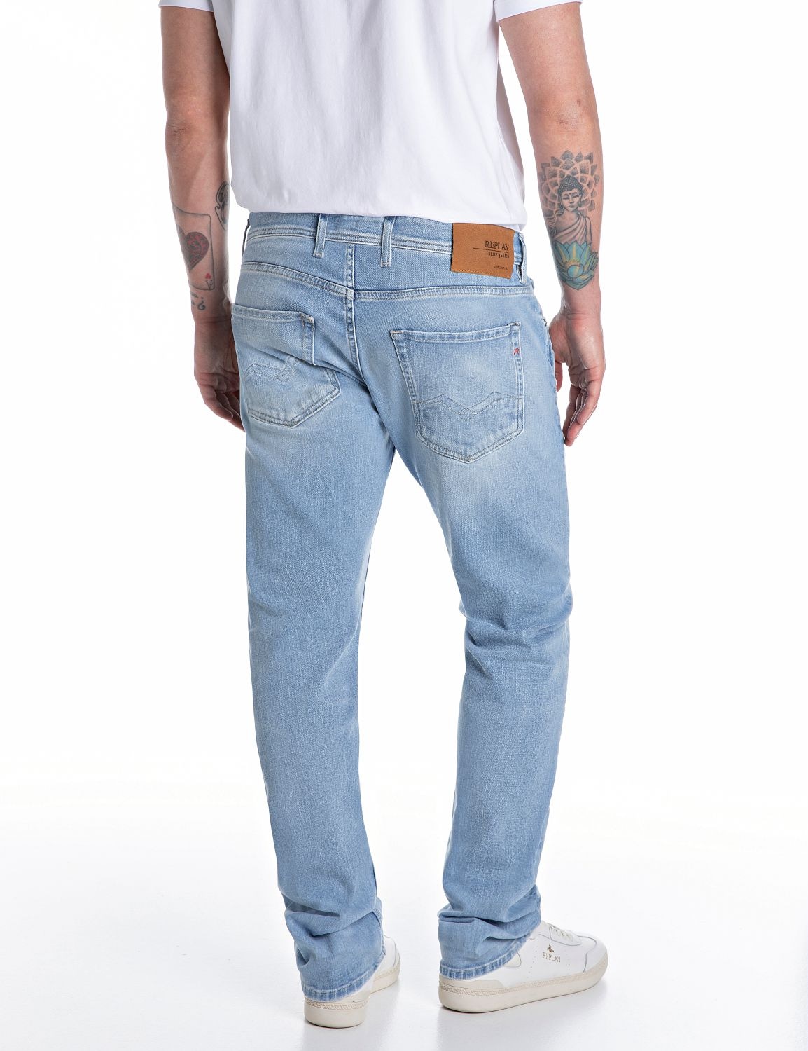 Replay Straight-Jeans »GROVER«, in vielen verschiedenen Waschungen, mit Stretch