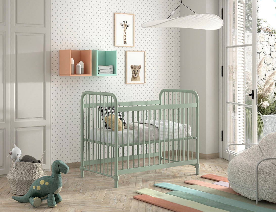 Vipack Lit d'enfant »Bronxx« Fabriqué en Europe,  en métal