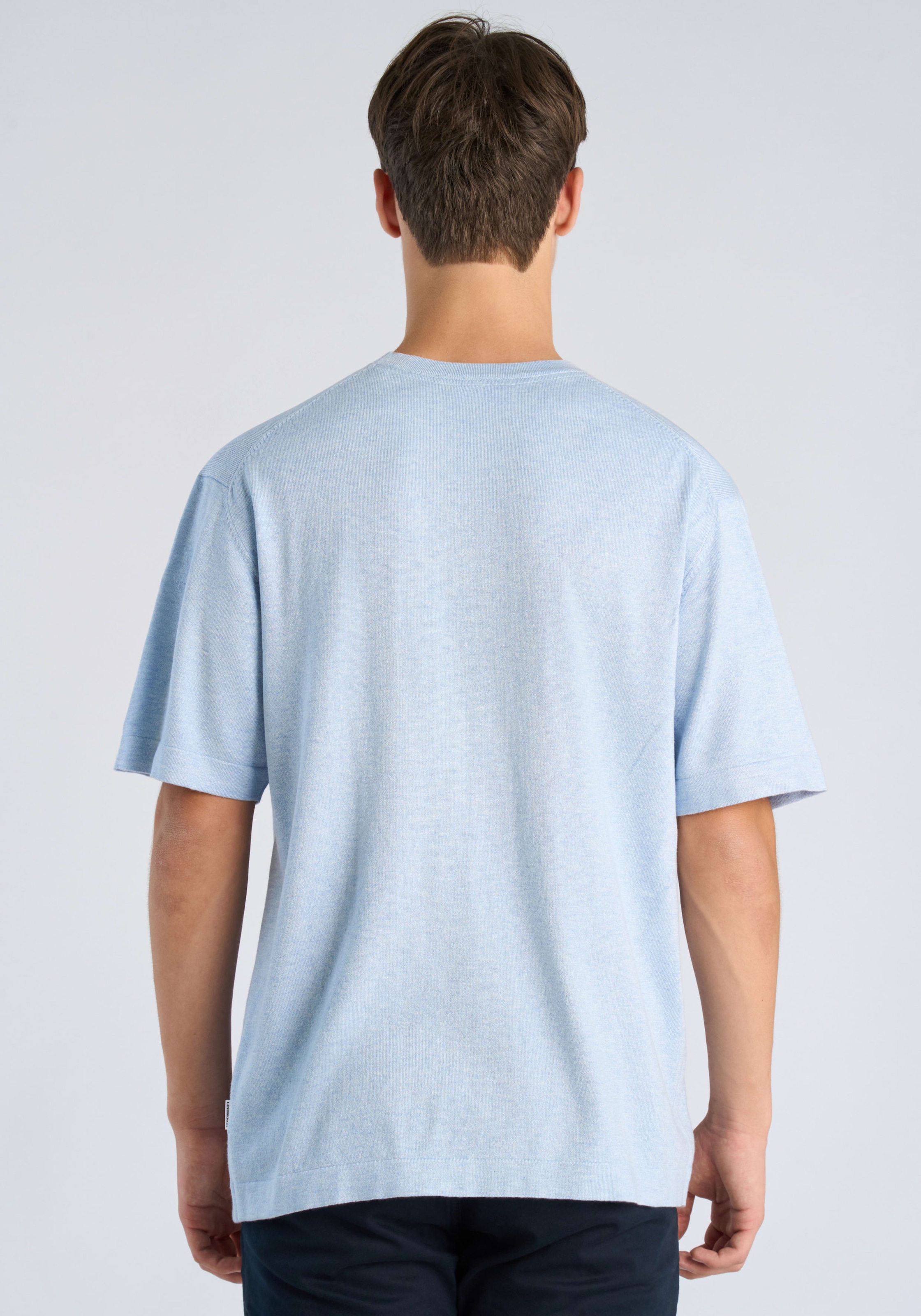 LINDBERGH Shirt à col rond Manches mi-longues en maille fine