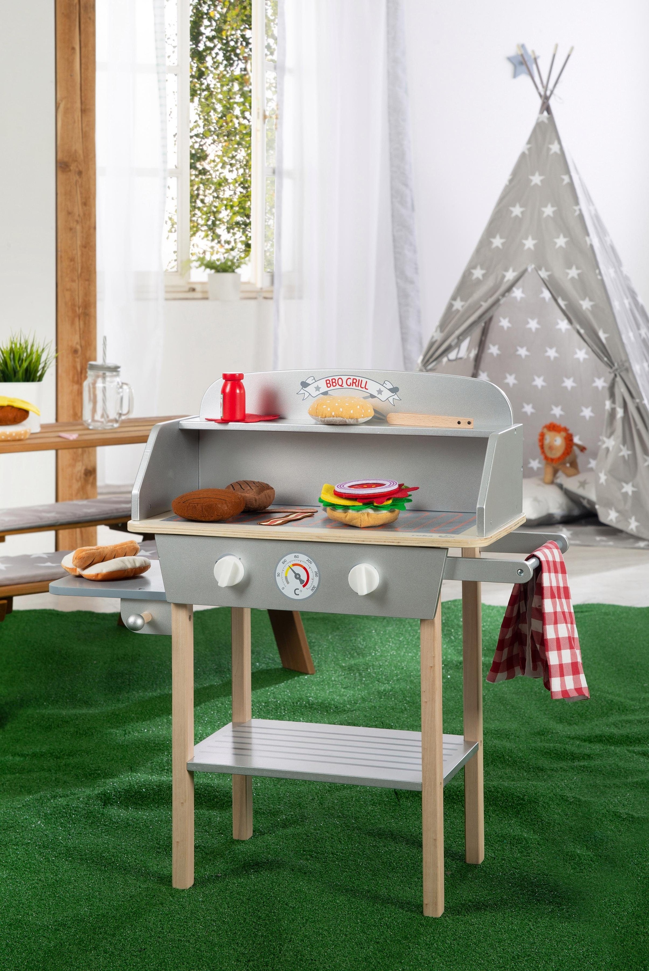 roba® Kinder-Grill »BBQ Grill«, mit Zubehör