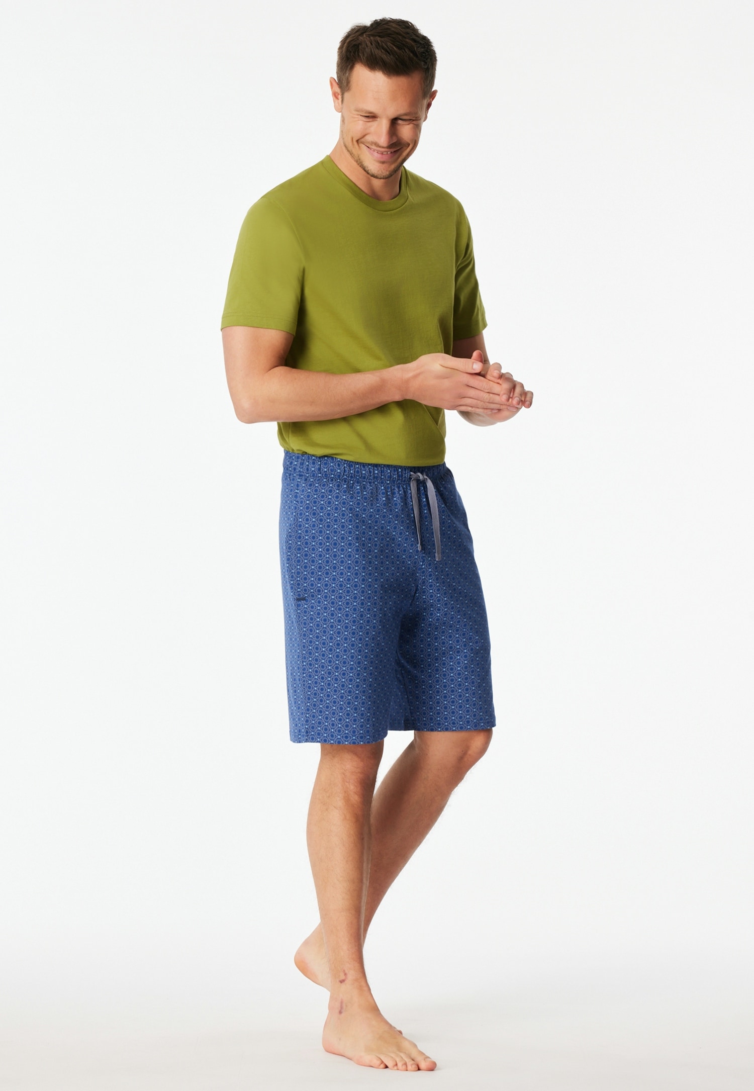 Schiesser Relaxshorts »Mix + Relax«  mit seitlichen Taschen, Single-Jersey Qualität