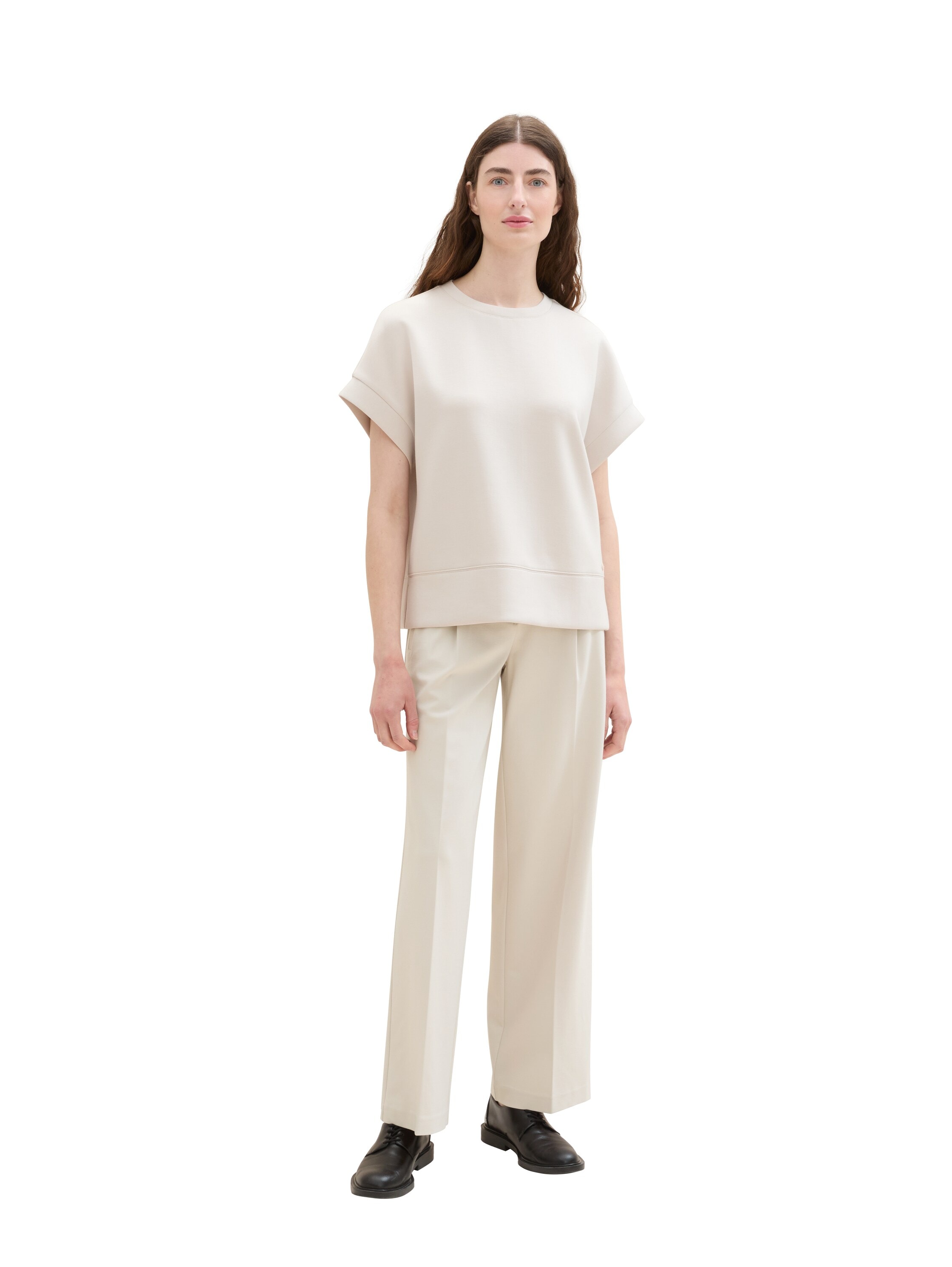 TOM TAILOR Jerseyhose, Wide Leg mit Taschen