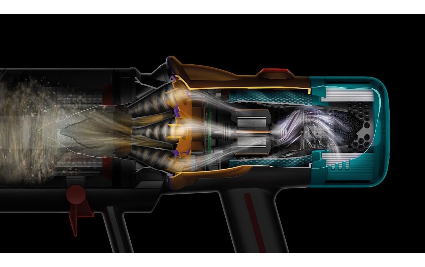 DYSON Akku-Hand-und Stielstaubsauger »V8 Cyclone« 150 AirWatt, 30 % mehr Leistung. 60 Minuten Laufzeit.