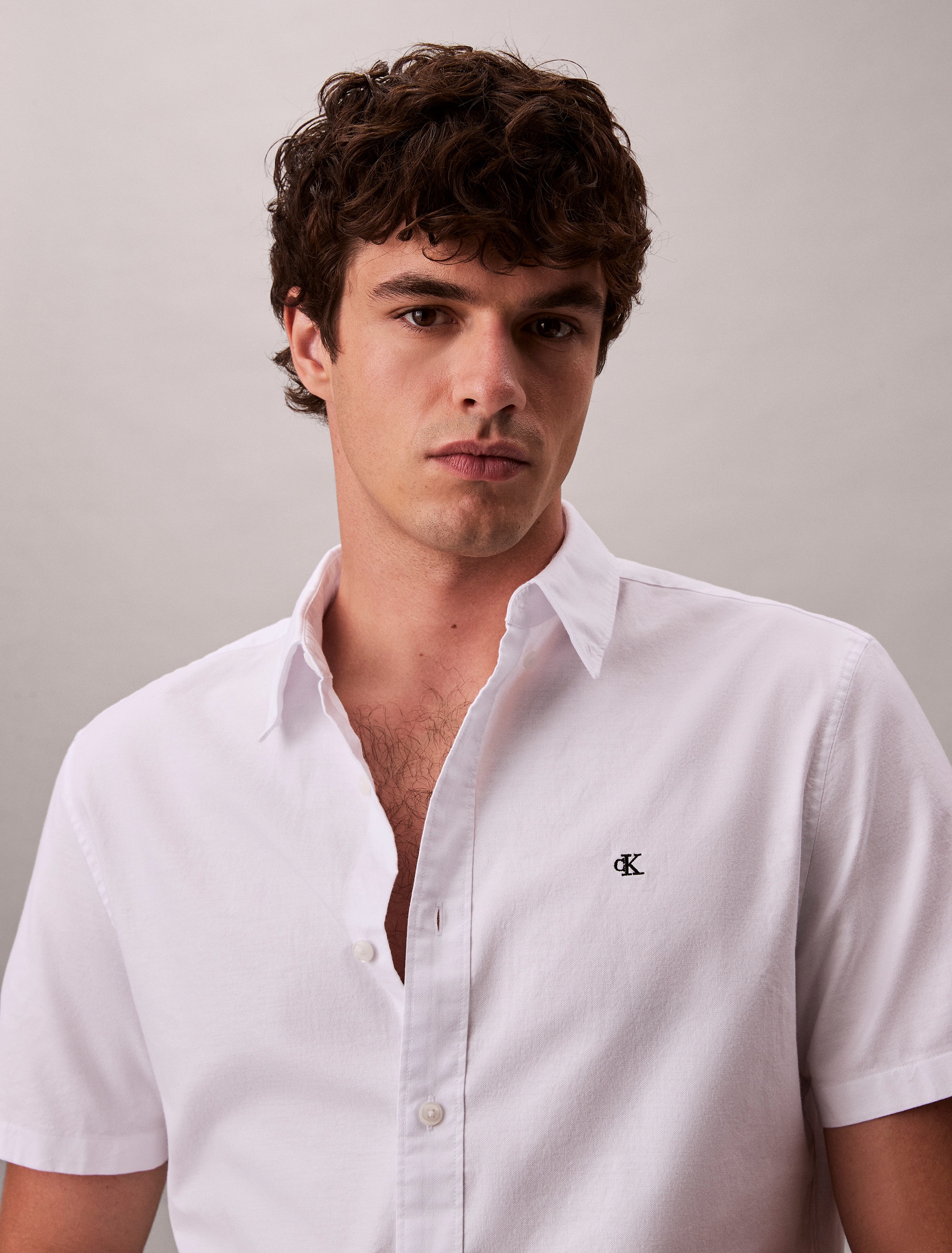 Calvin Klein Jeans Chemise à manches courtes »CLASSIC OXFORD SHIRT« Regular fit mit Button-Down-Kragen