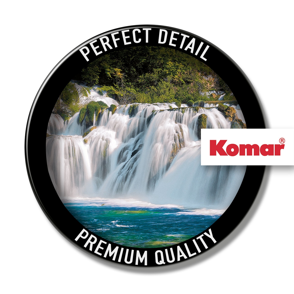 Komar Fototapete »Krka Falls - Grösse 368 x 254 cm«, bedruckt, Wohnzimmer, Schlafzimmer