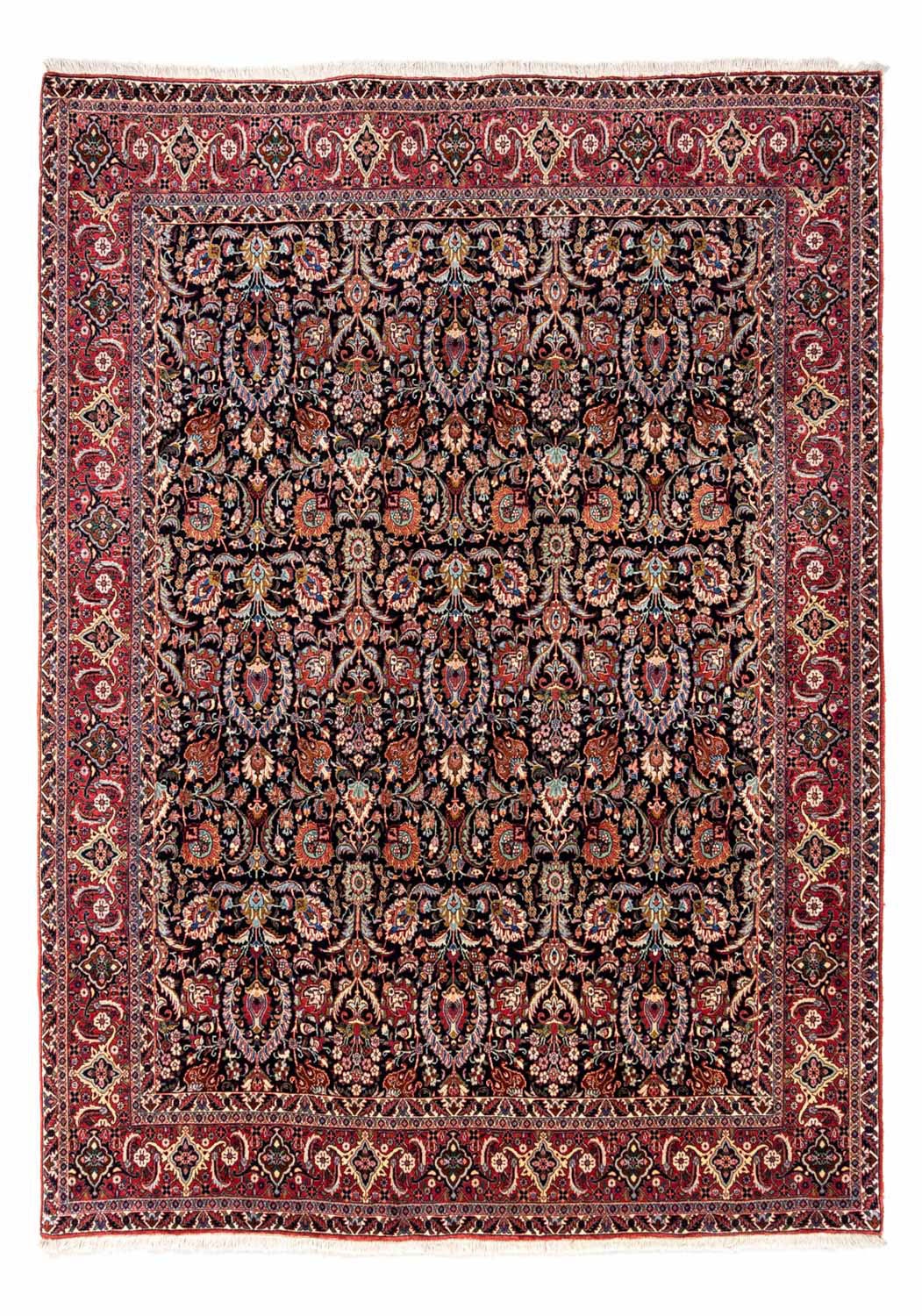 Image of morgenland Wollteppich »Bidjar Takab Durchgemustert Blu scuro 295 x 210 cm«, rechteckig, 1,3 mm Höhe, Unikat mit Zertifikat bei Ackermann Versand Schweiz