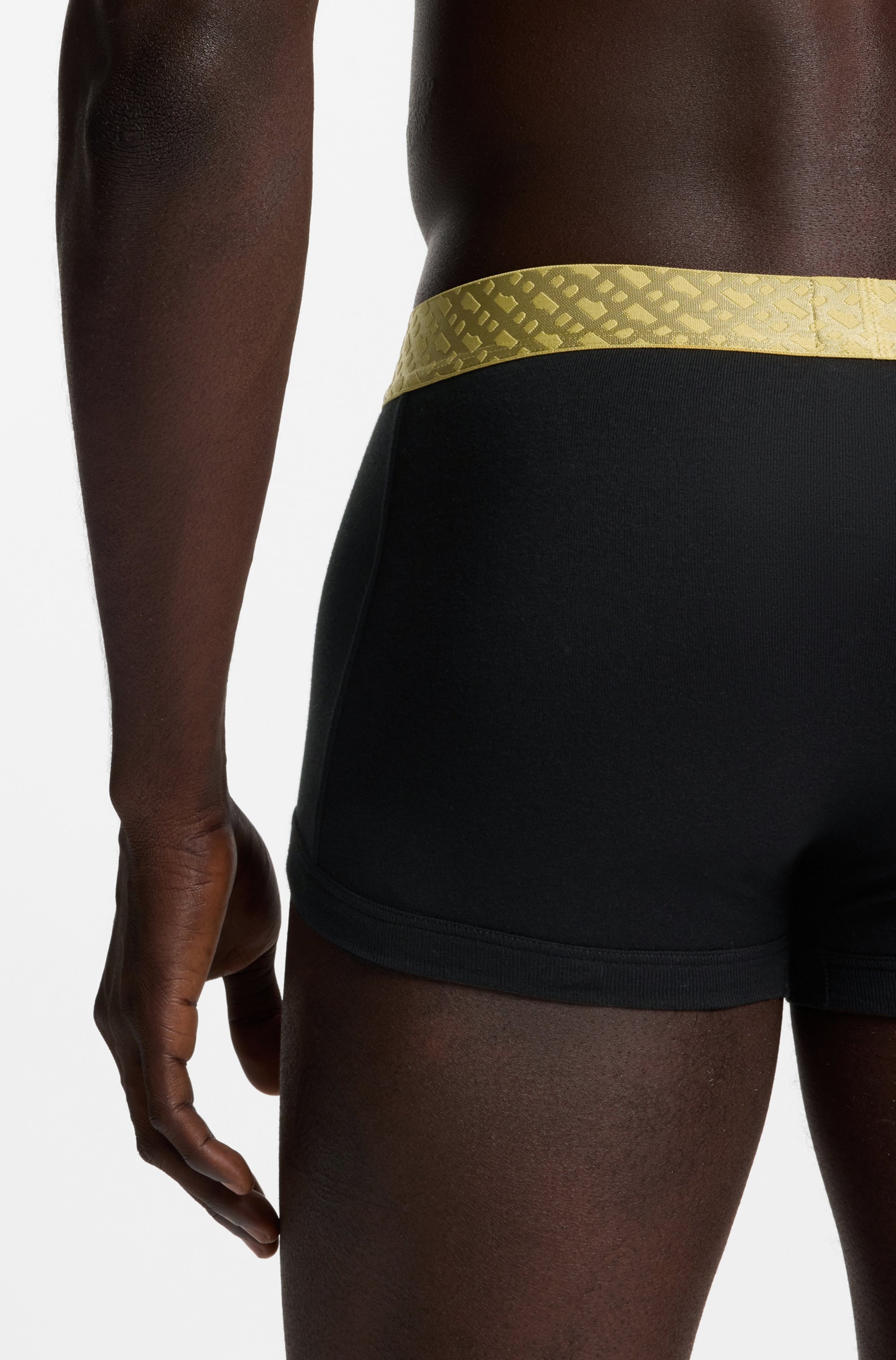 BOSS Tronc »2P Gold Mono« Neuheit, aus gerippter Baumwolle, enganliegend, kurzes Bein