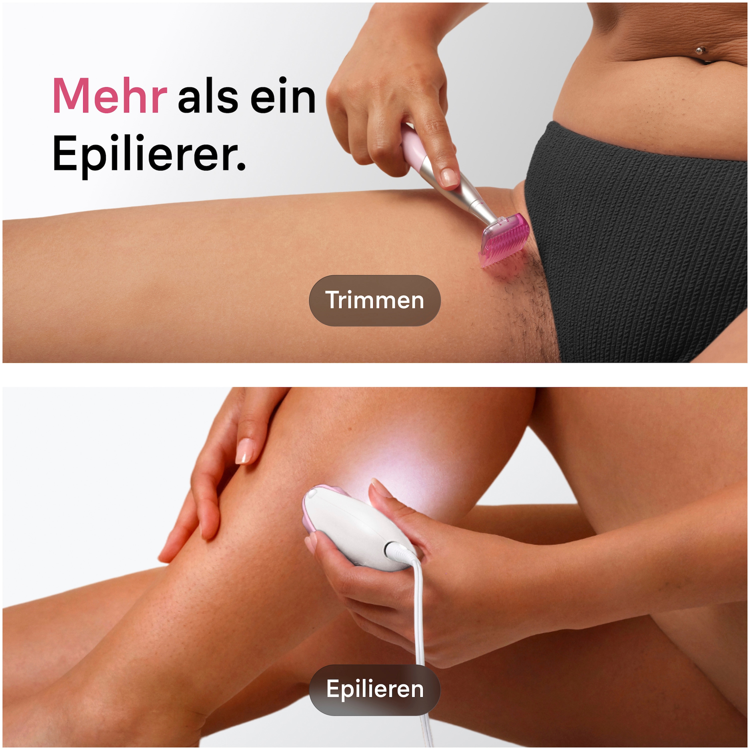 Braun Épilateur »Silk-épil 3 SE3-202« Langanhaltend glatte Haut, Inklusive Bikini-Trimmer, SmartLight