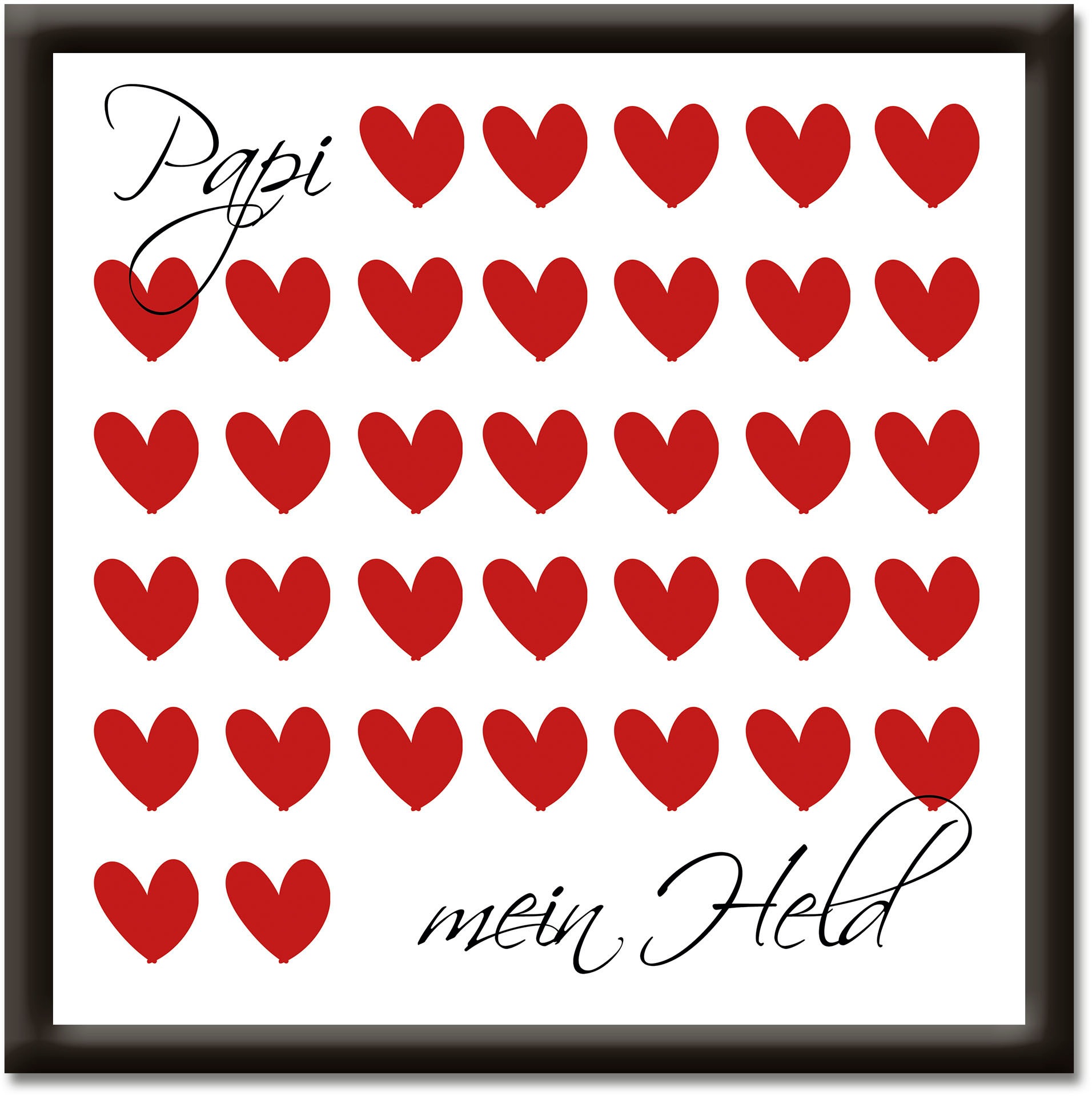 Image of Artland Wandbild »Papi mein Held«, Sprüche & Texte, (1 St.) bei Ackermann Versand Schweiz