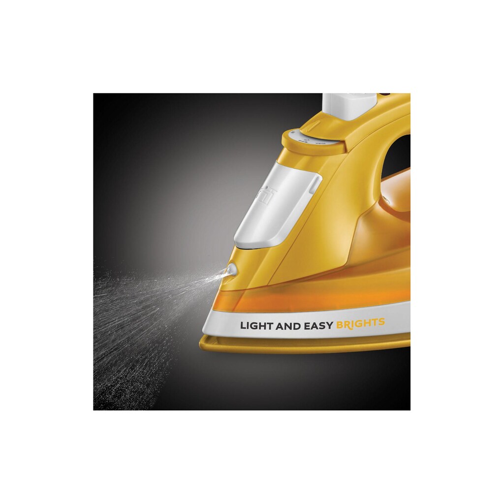 RUSSELL HOBBS Reise-Dampfbügeleisen »Light & Easy Gelb«, 2400 W