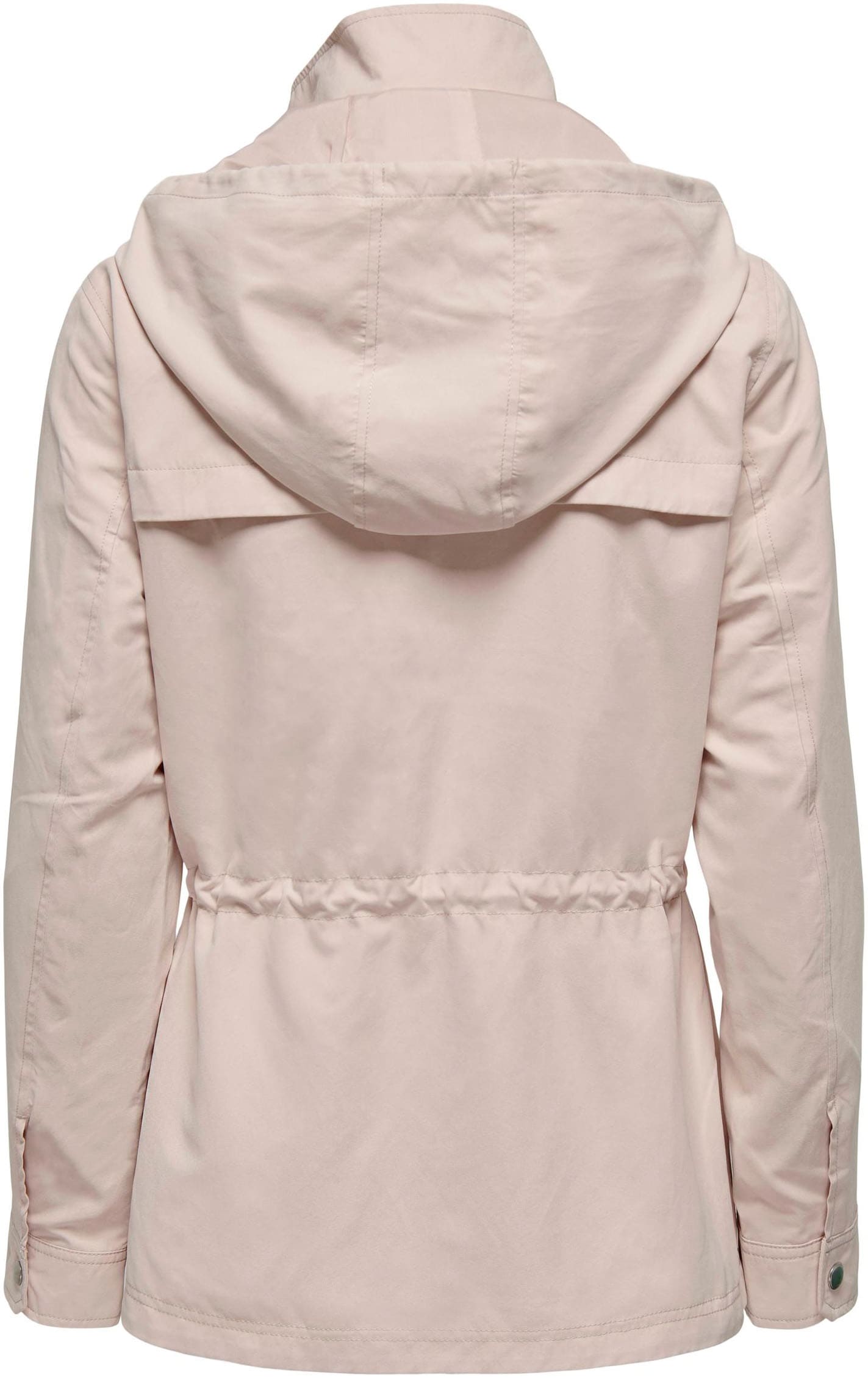 ONLY Parka »ONLNEWSTARLINE SPRING JACKET CC OTW« mit Kapuze mit durchgehendem und verdecktem Reissverschluss