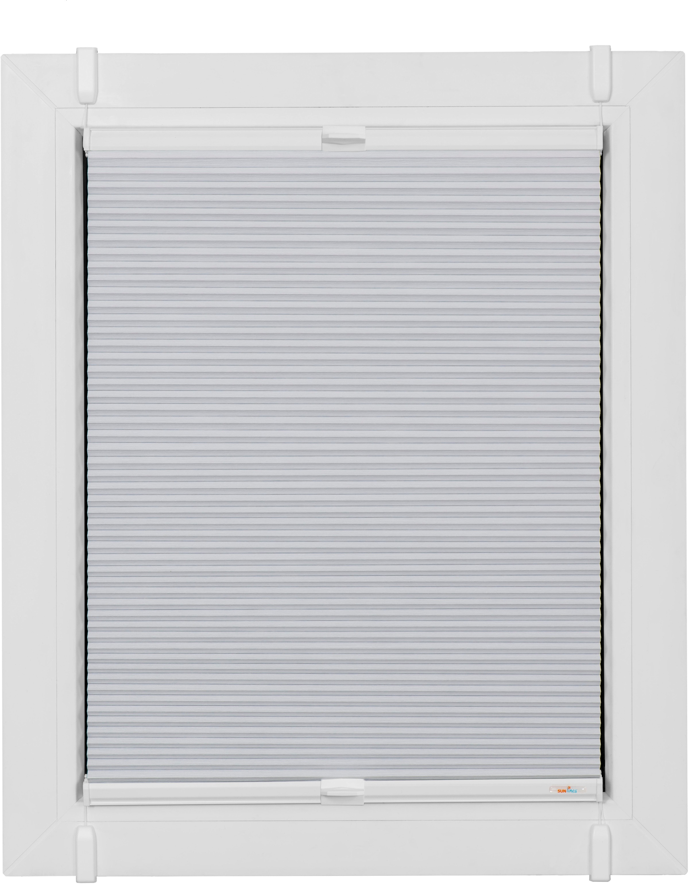 Image of sunlines Wabenplissee »One Size Style Honeycomb VD«, verdunkelnd, ohne Bohren, verspannt, Zubehörfarbe weiss, zum Klemmen bei Ackermann Versand Schweiz