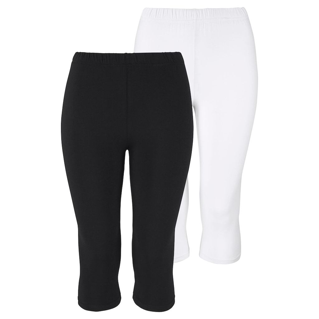 Boysen's Leggings, (Packung, 2er-Pack), in Capri-Länge