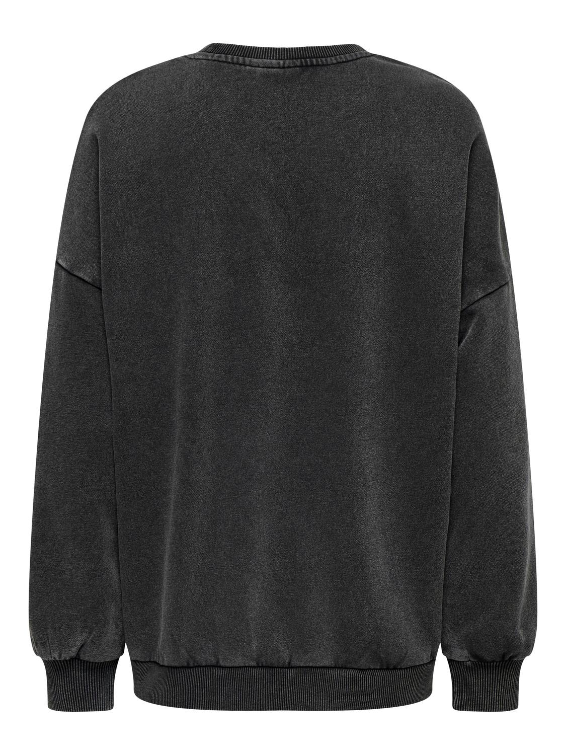 ONLY Sweatshirt »ONLLUCINDA L/S OVERSIZE WILD O-NECK SWT«