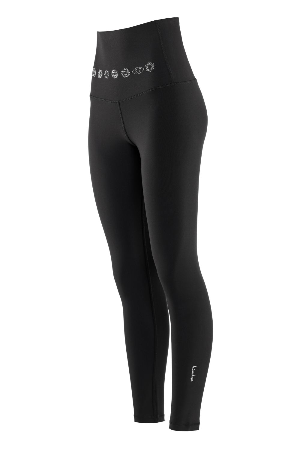 Winshape Leggings »HWL112C-silberfarbenne 7 Chakras«, Bauch-Weg-Effekt durch High Waist-Bund