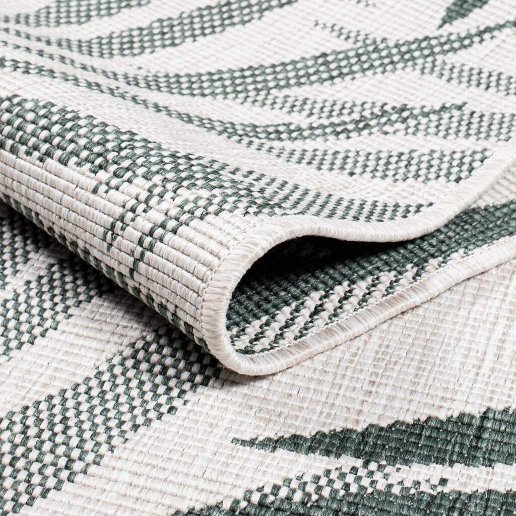 Carpet City Outdoorteppich »DUO RUG 5771« rechteckig 5 mm Höhe Wendeteppich Wetterfest In- & Outdoor, Balkon, Terrasse, Wohnzimmer