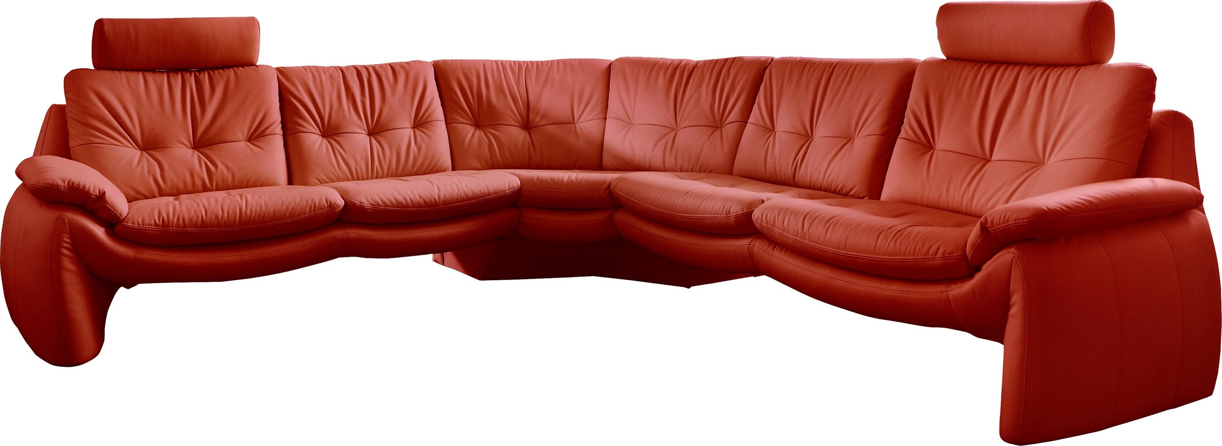 PLACES OF STYLE Ecksofa »Luna L-Form«, in einzigartiger Optik